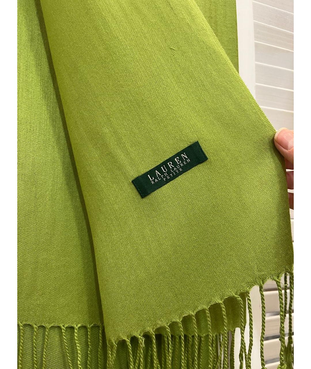 RALPH LAUREN Салатовый шарф, фото 8