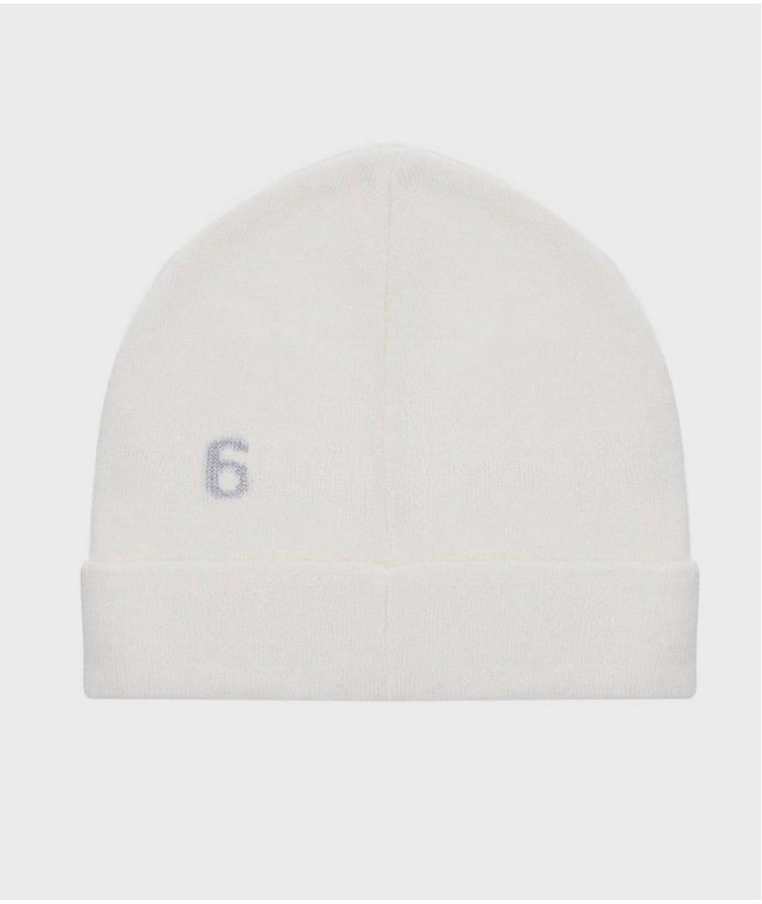 MM6 MAISON MARGIELA Белая шапка, фото 2