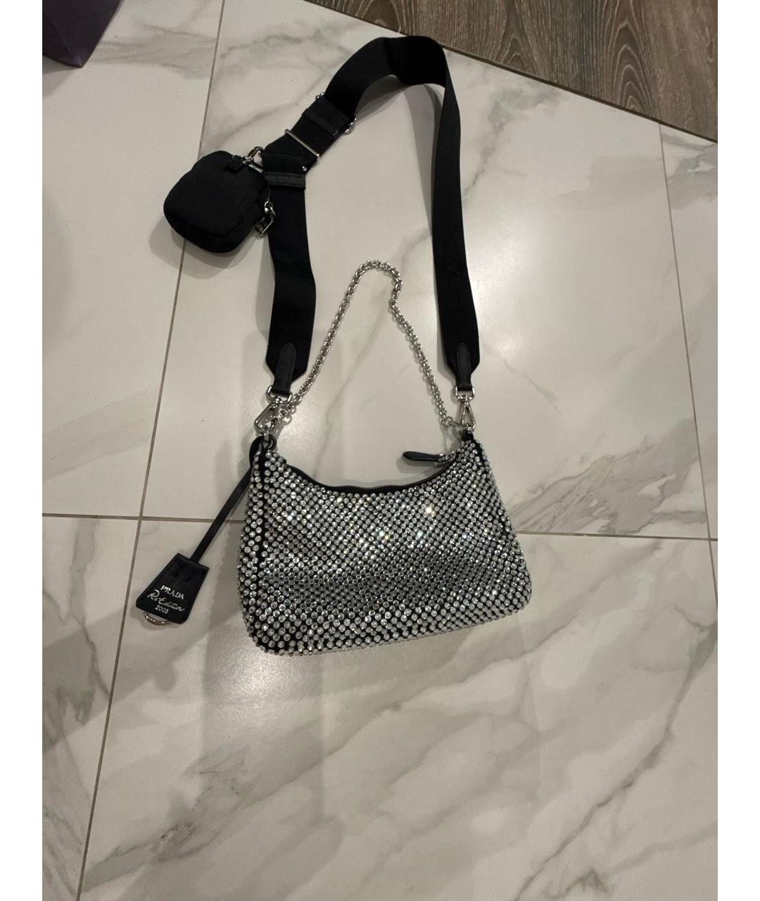PRADA Черная сумка через плечо, фото 3
