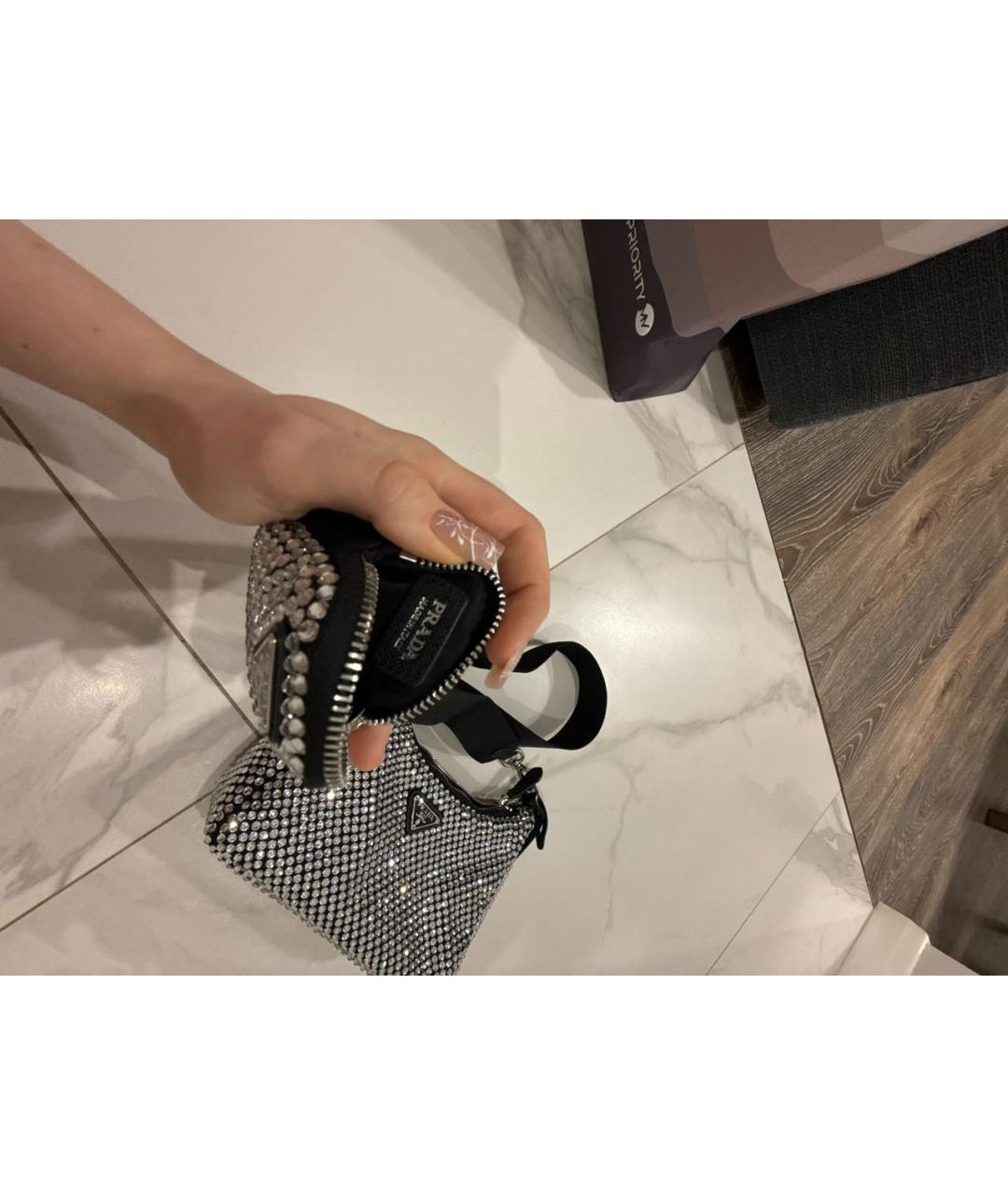 PRADA Черная сумка через плечо, фото 5