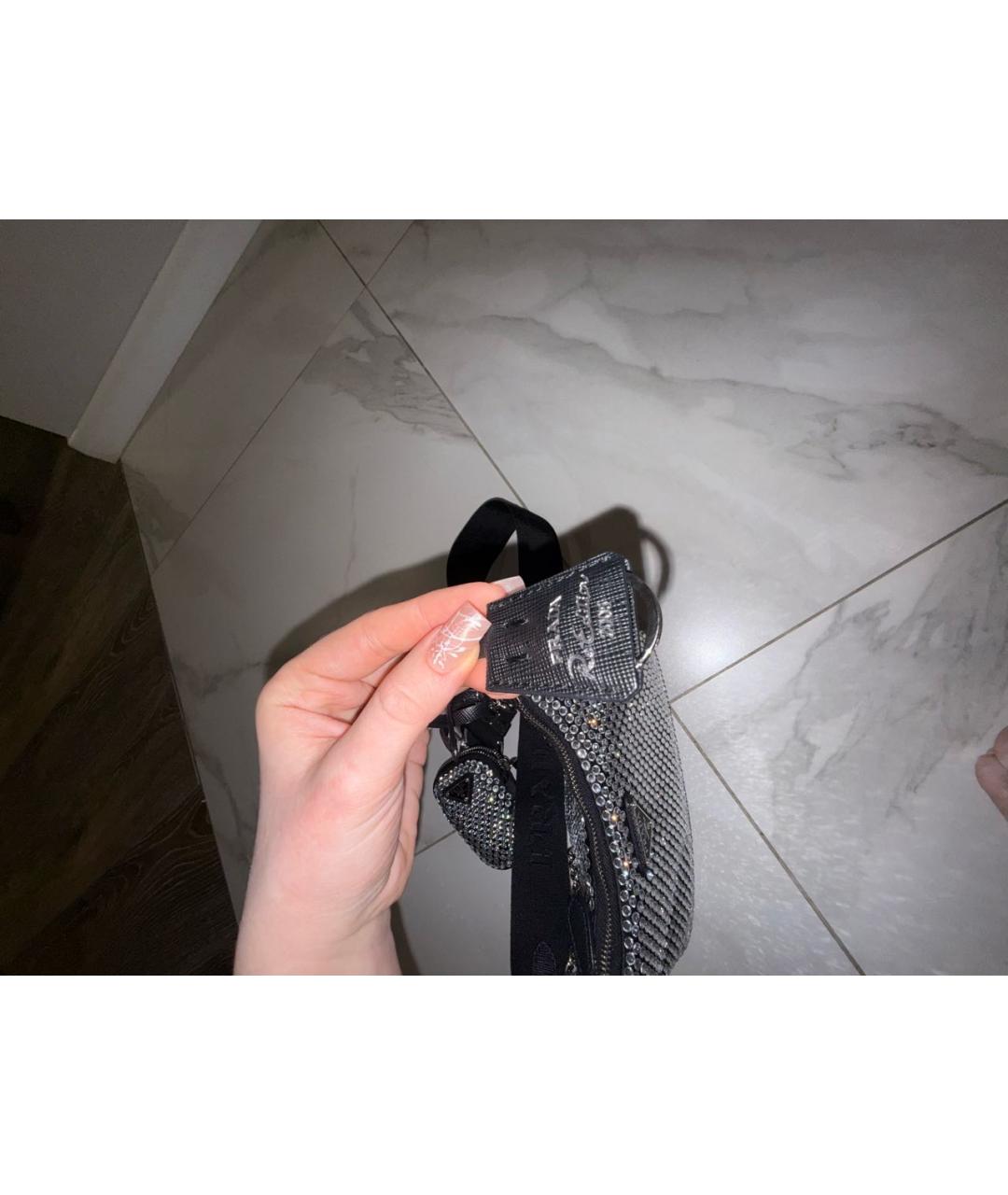 PRADA Черная сумка через плечо, фото 7