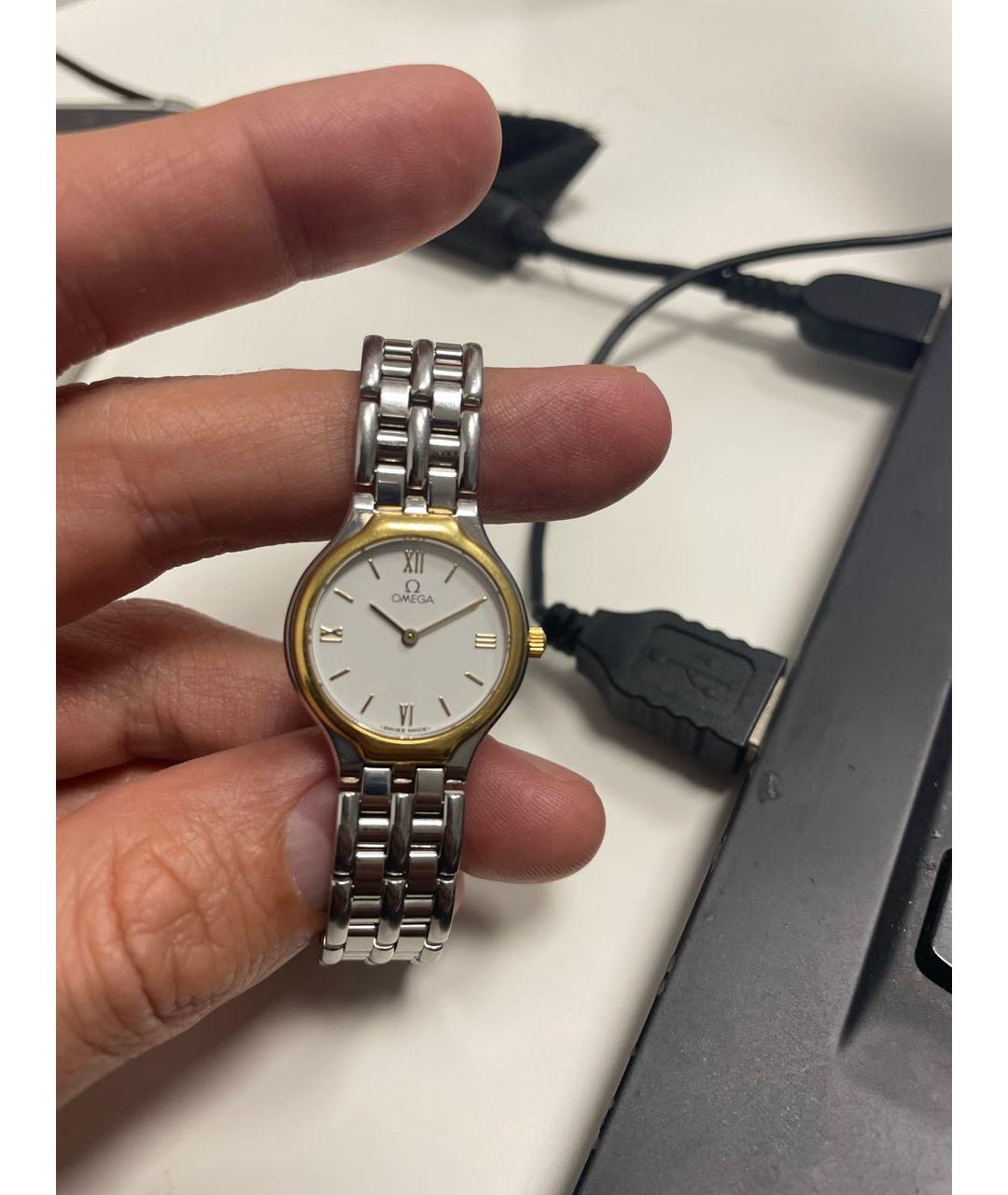 OMEGA Серебряные часы, фото 5