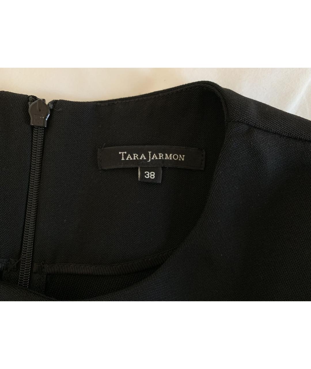 Tara Jarmon Черное шерстяное повседневное платье, фото 5