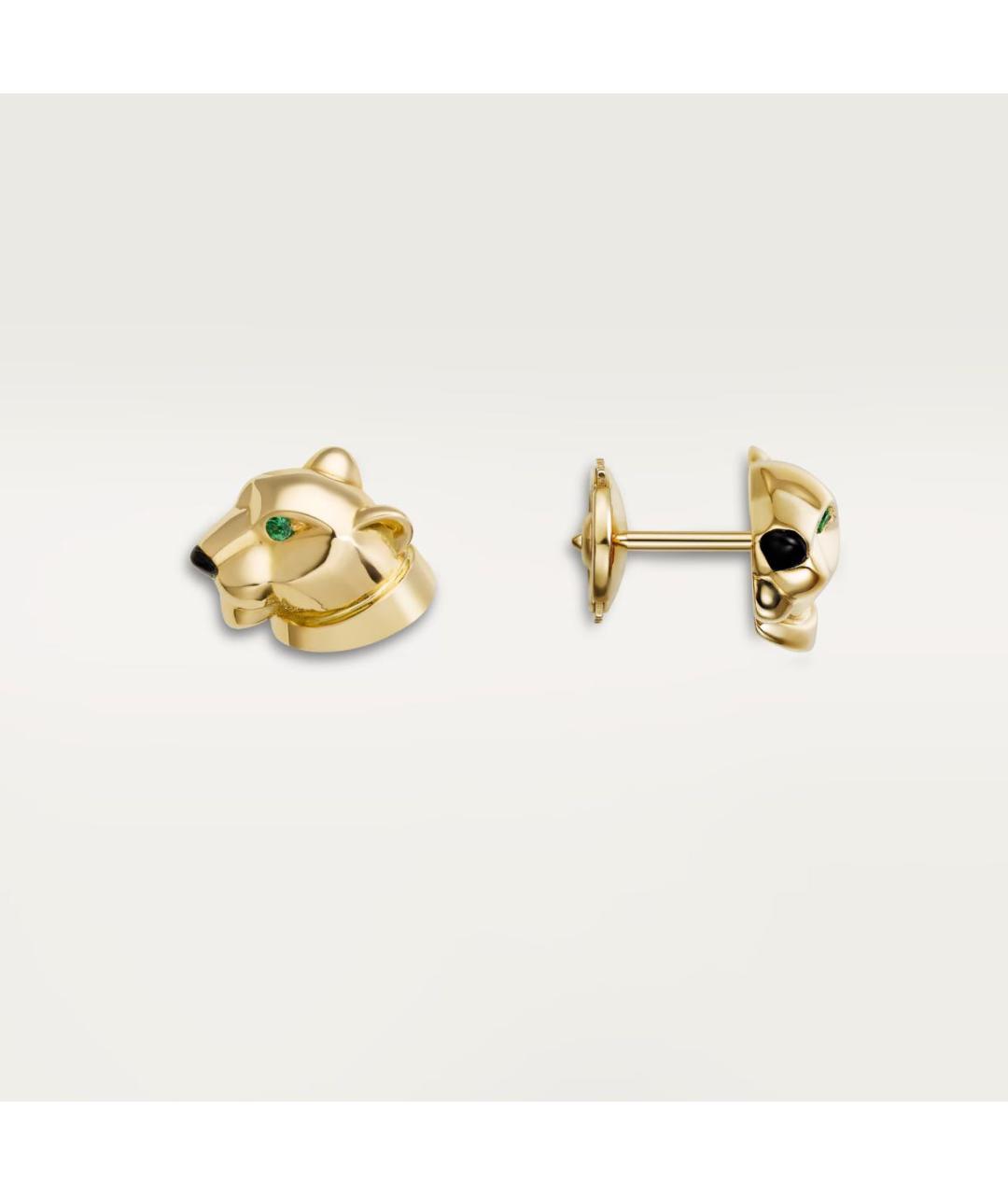 CARTIER Золотые серьги из желтого золота, фото 4