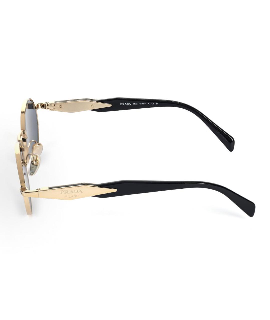 PRADA Синие металлические солнцезащитные очки, фото 3