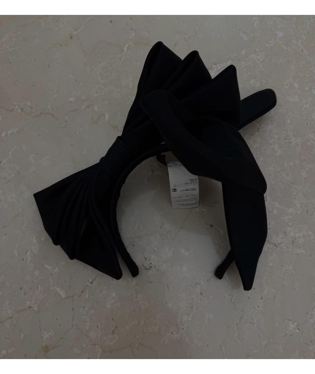 DOLCE&GABBANA Черный ободок, фото 2