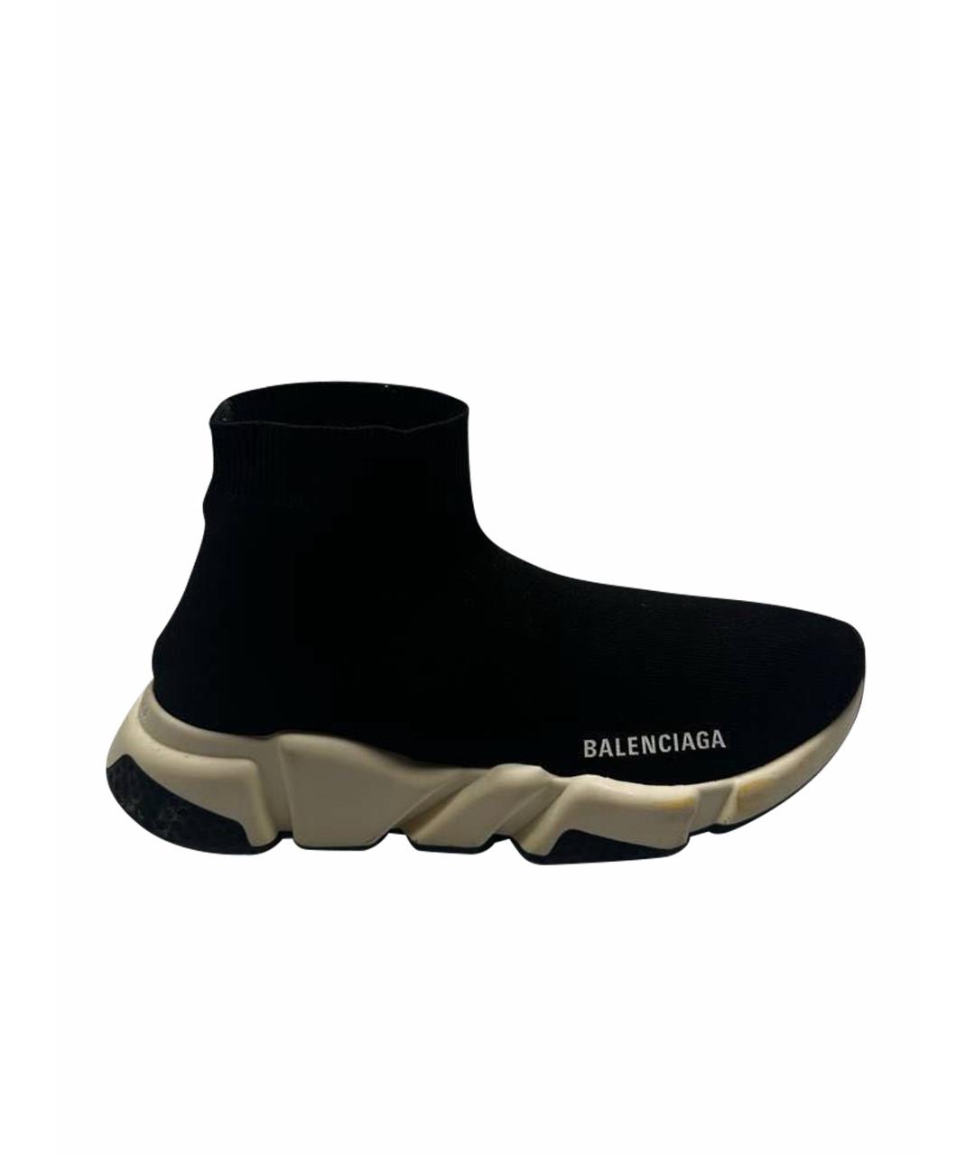 BALENCIAGA Черные высокие кроссовки / кеды, фото 1