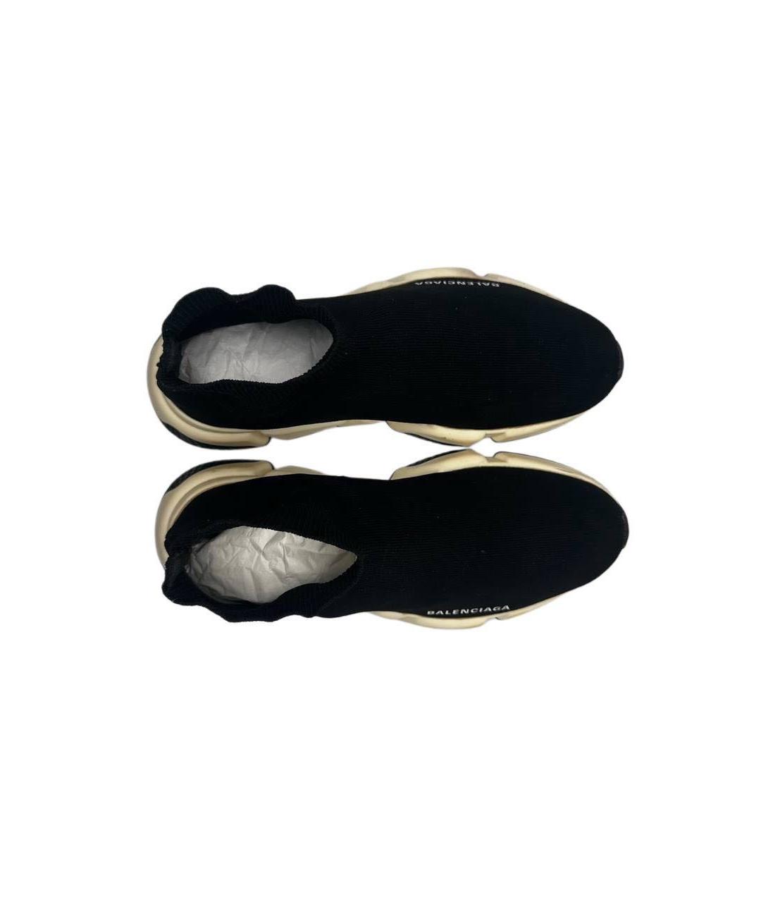 BALENCIAGA Черные высокие кроссовки / кеды, фото 3