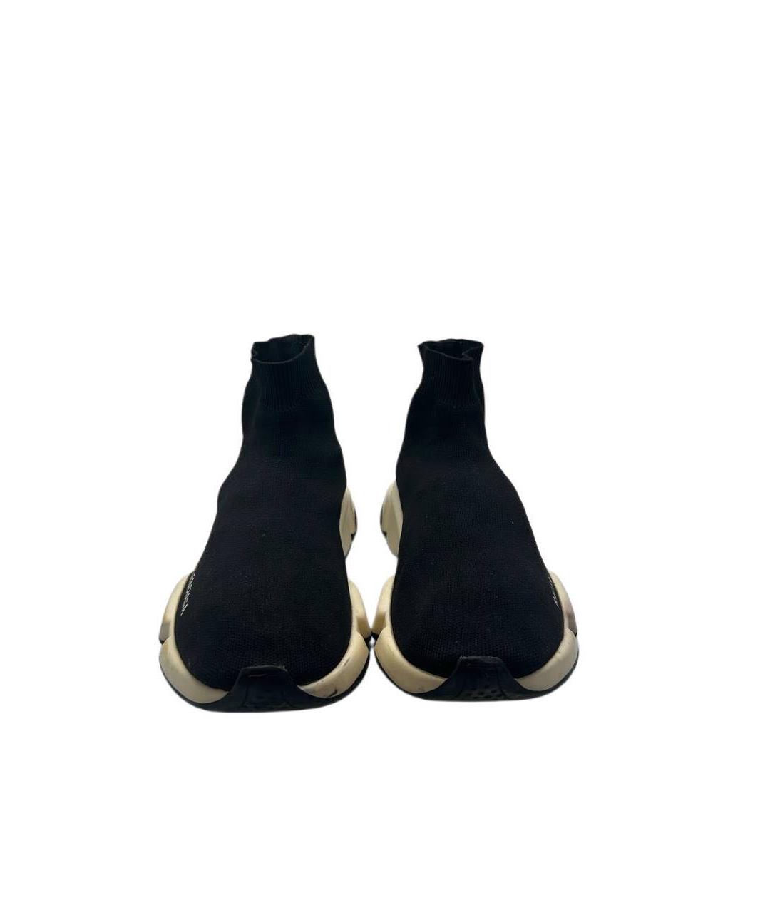 BALENCIAGA Черные высокие кроссовки / кеды, фото 2