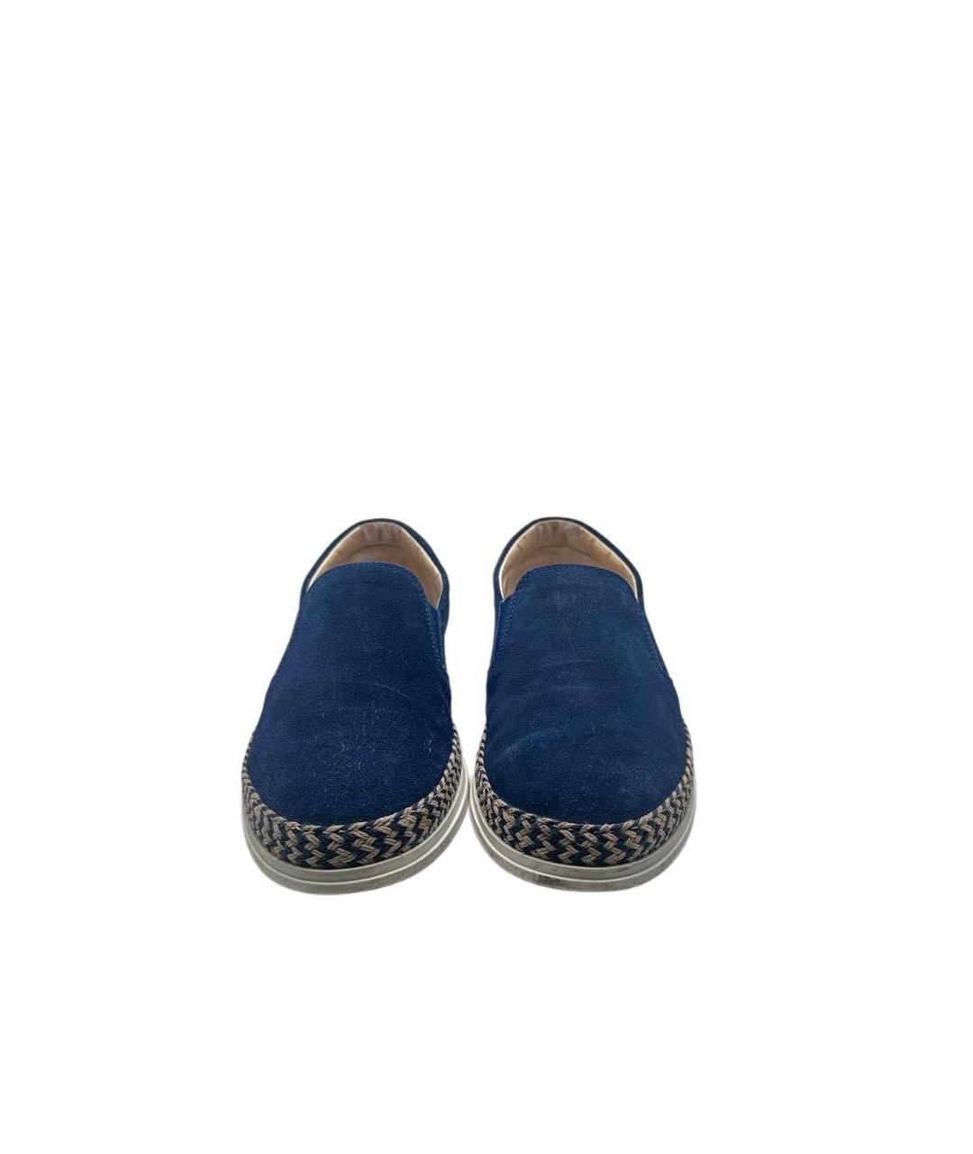 TOD'S Синие мокасины, фото 2