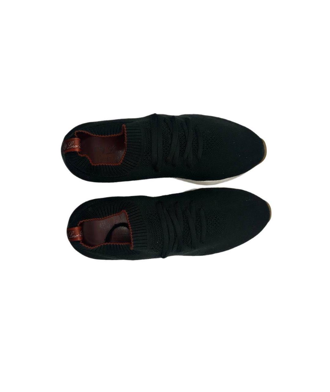 LORO PIANA Зеленые низкие кроссовки / кеды, фото 3