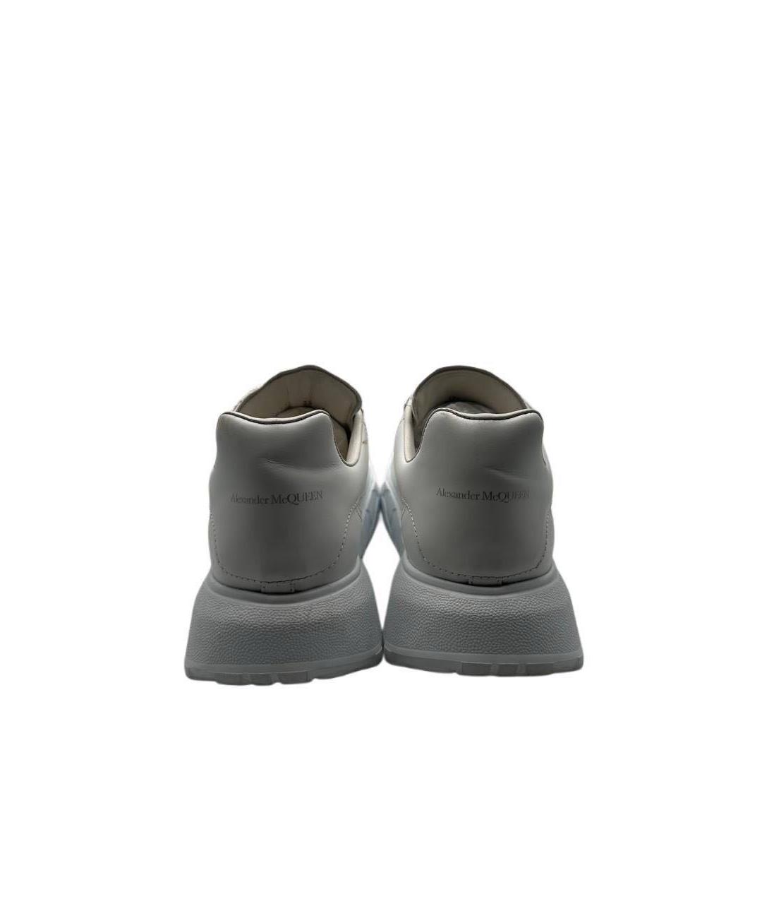 VALENTINO Белые кожаные низкие кроссовки / кеды, фото 4