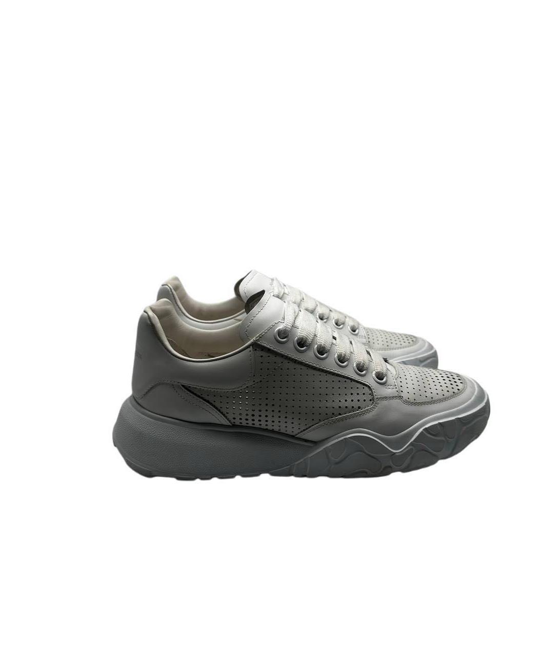 VALENTINO Белые кожаные низкие кроссовки / кеды, фото 5