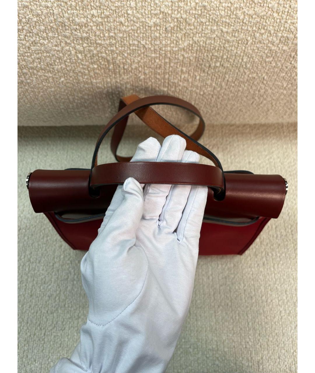 HERMES Черная кожаная сумка через плечо, фото 8