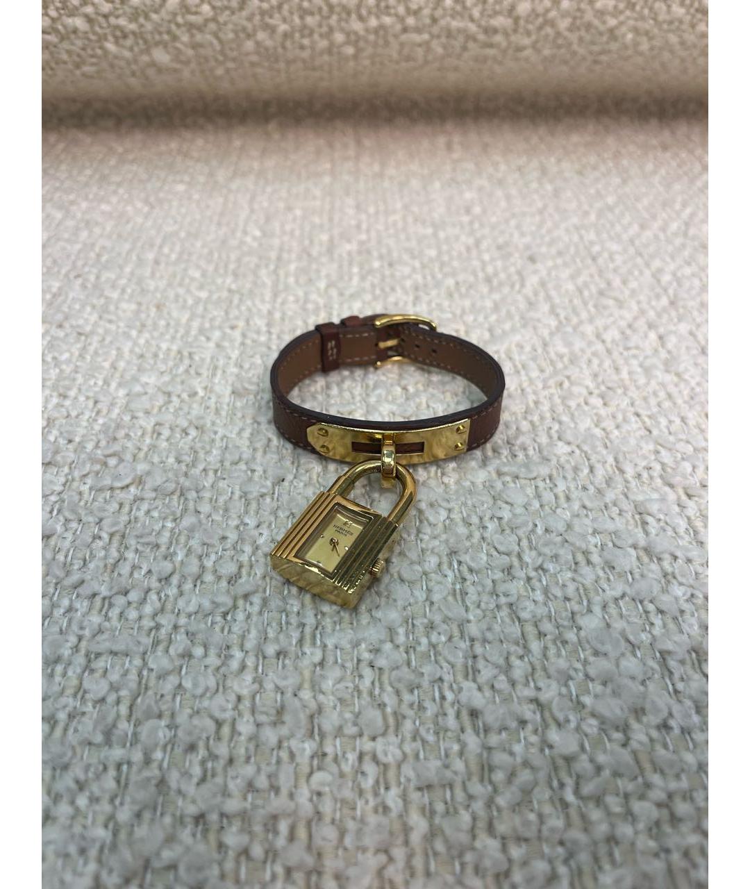 HERMES Золотые часы, фото 9