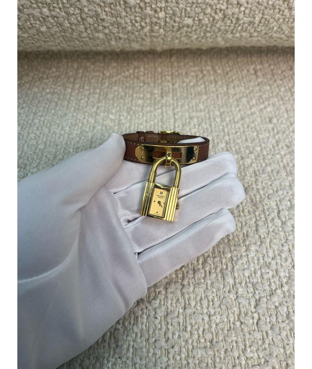 HERMES Золотые часы, фото 4