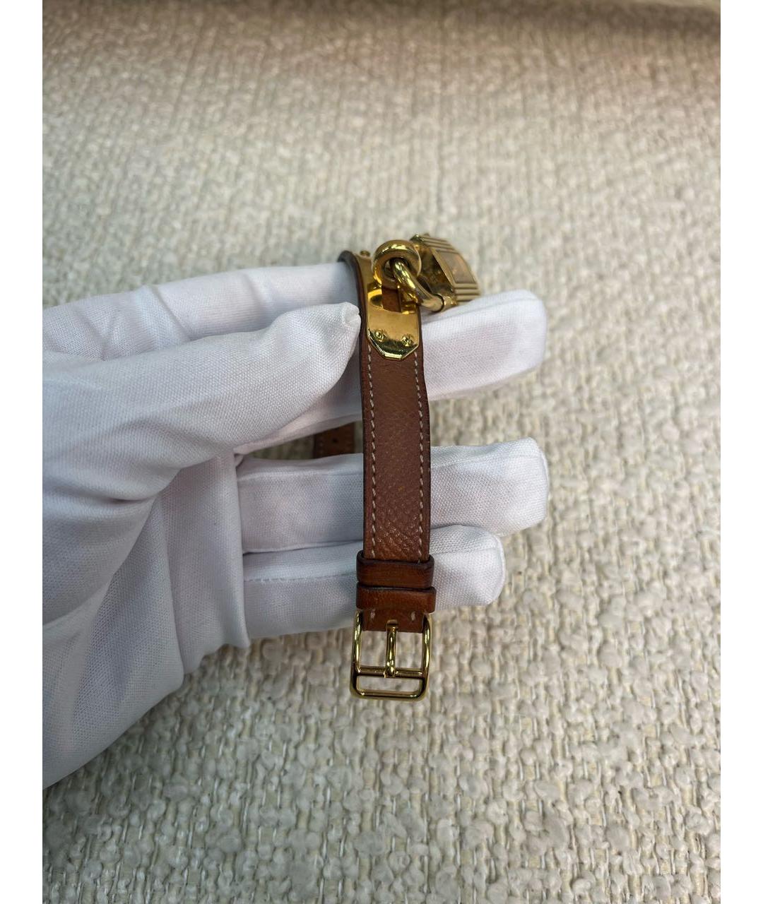 HERMES Золотые часы, фото 5