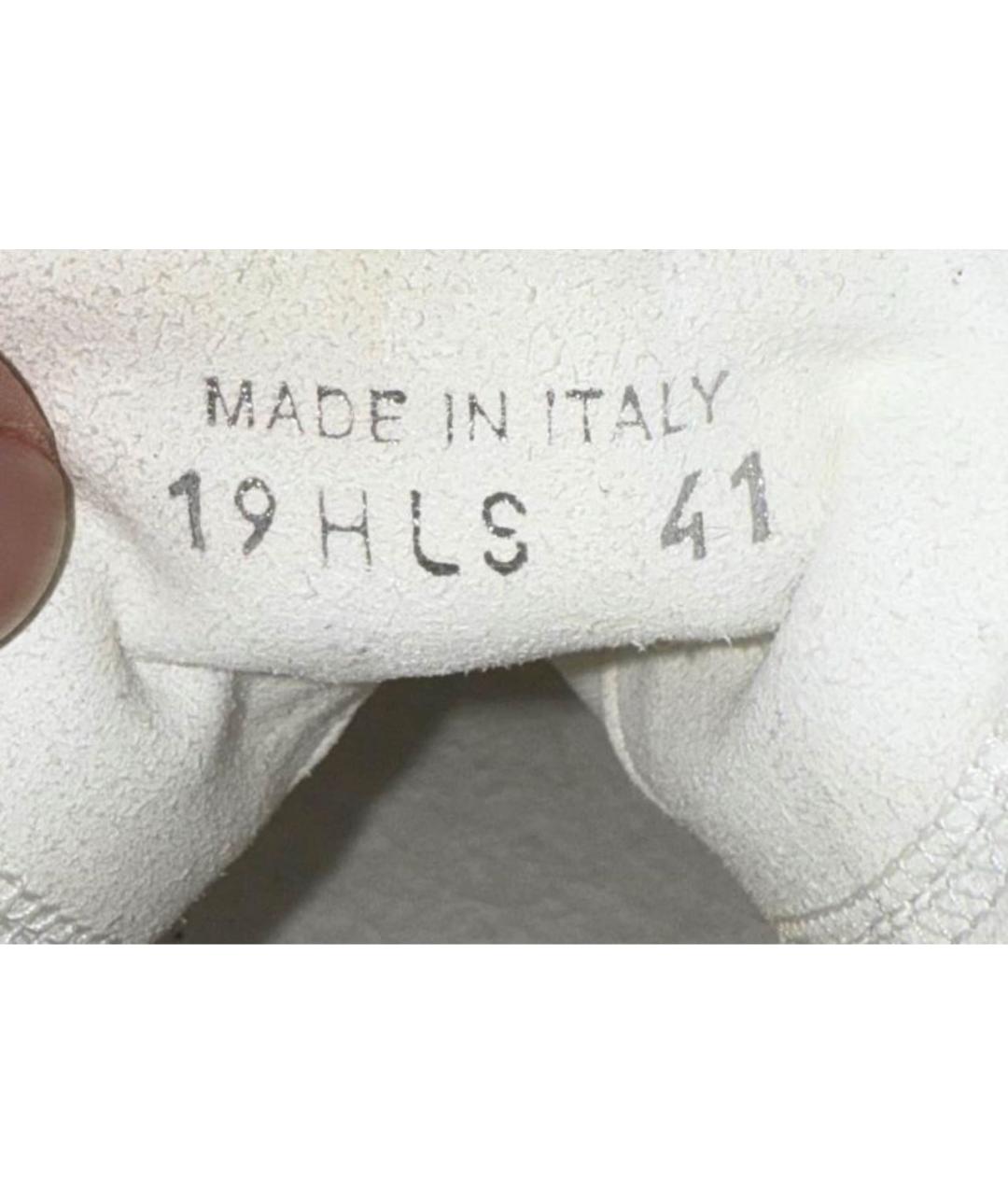 CHRISTIAN DIOR Темно-синие текстильные высокие кроссовки / кеды, фото 6