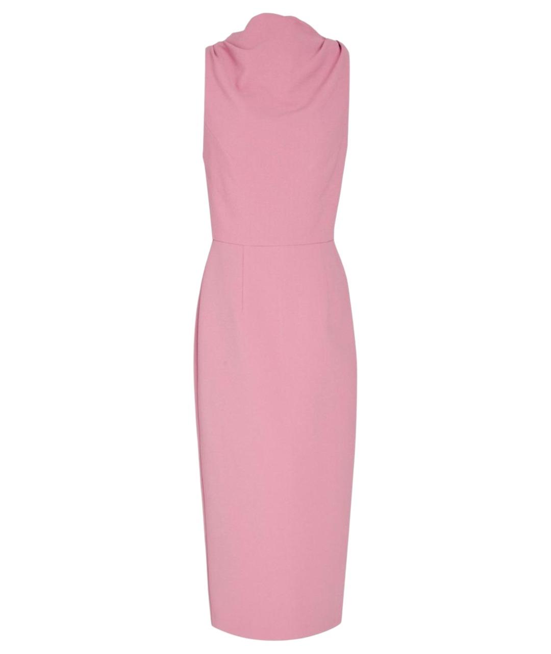 REBECCA VALLANCE Розовое полиэстеровое коктейльное платье, фото 1