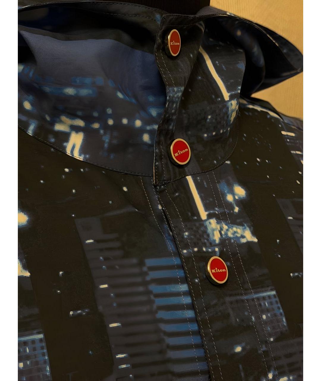 KITON Мульти хлопковая кэжуал рубашка, фото 6