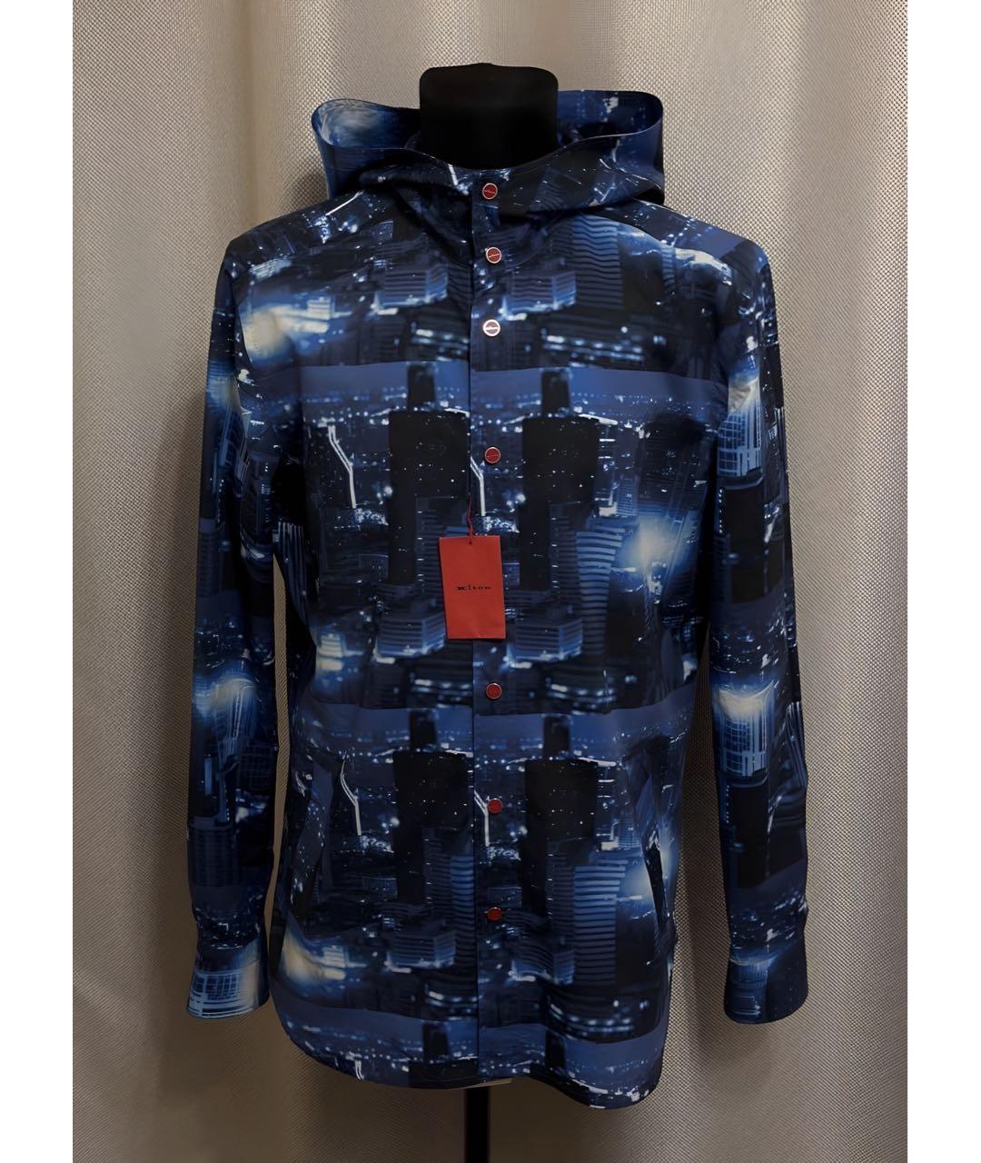 KITON Мульти хлопковая кэжуал рубашка, фото 3