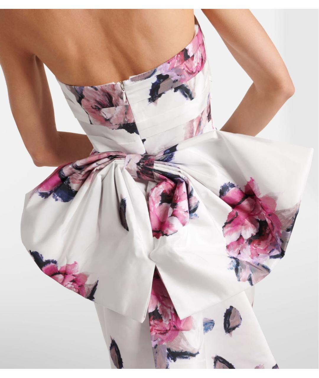 REBECCA VALLANCE Белое полиэстеровое вечернее платье, фото 7