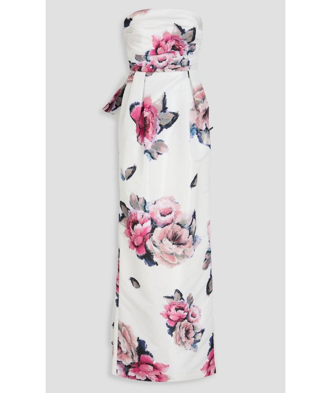 REBECCA VALLANCE Белое полиэстеровое вечернее платье, фото 8