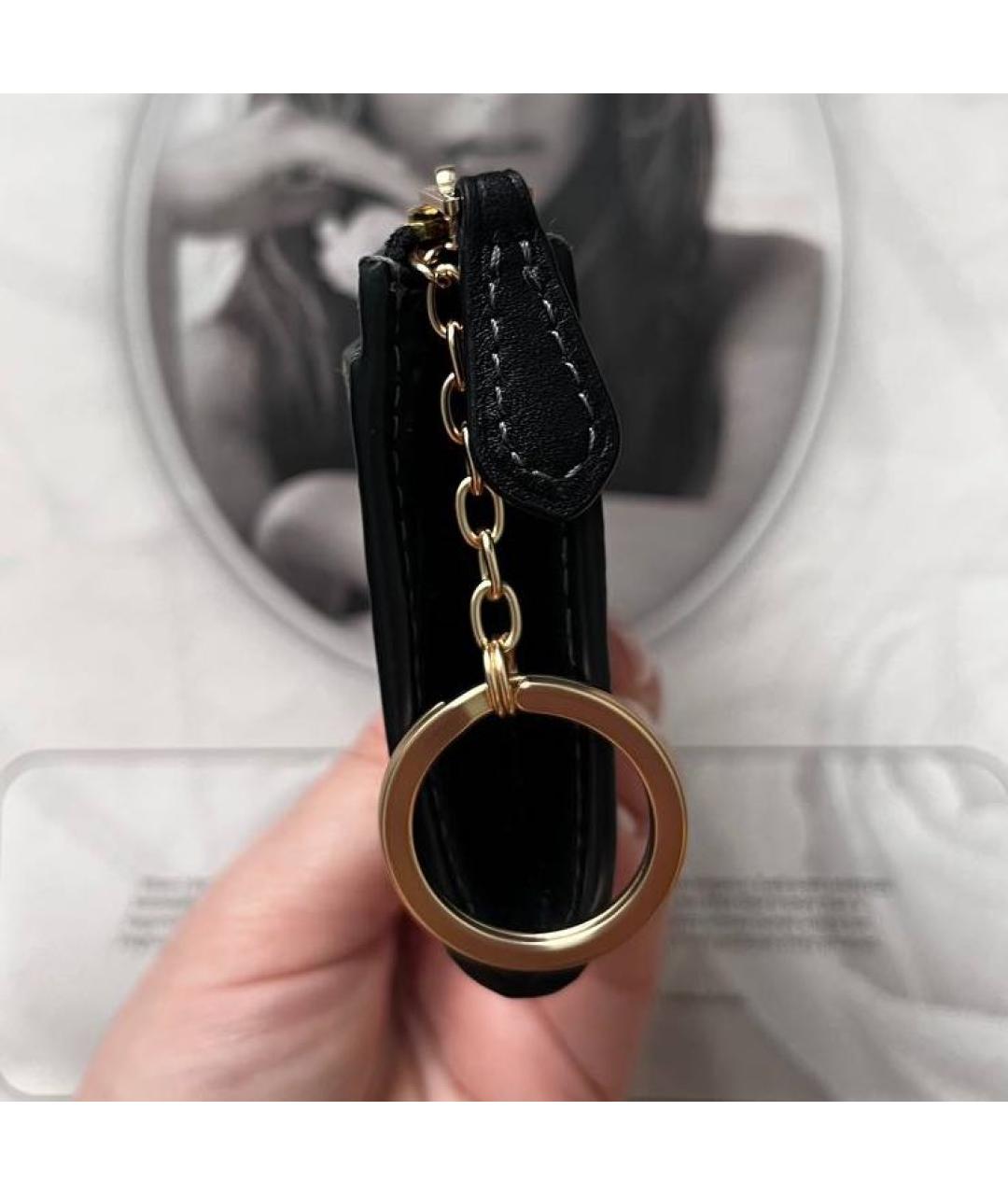 COACH Черный кожаный кардхолдер, фото 5