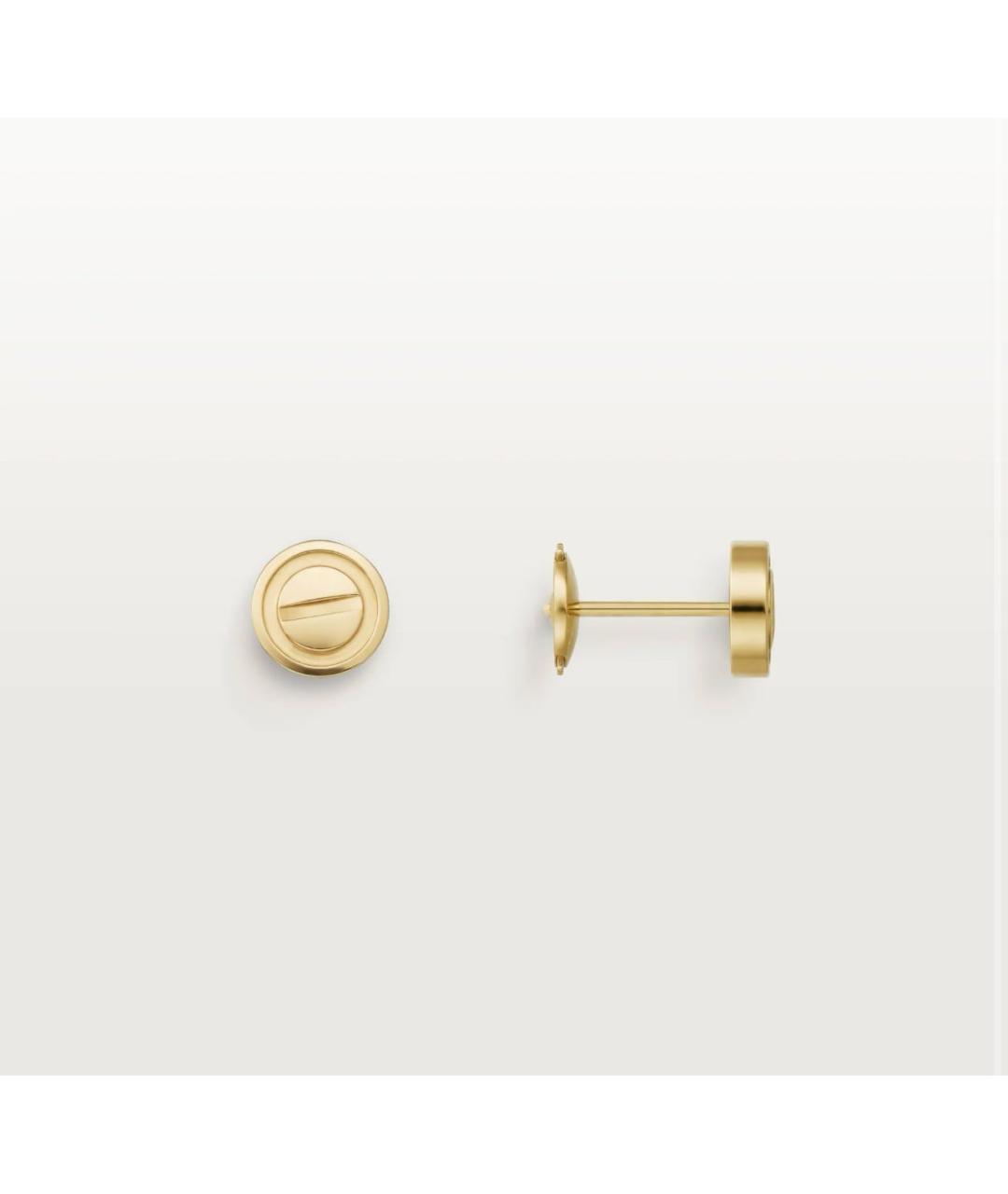 CARTIER Золотые серьги из желтого золота, фото 5