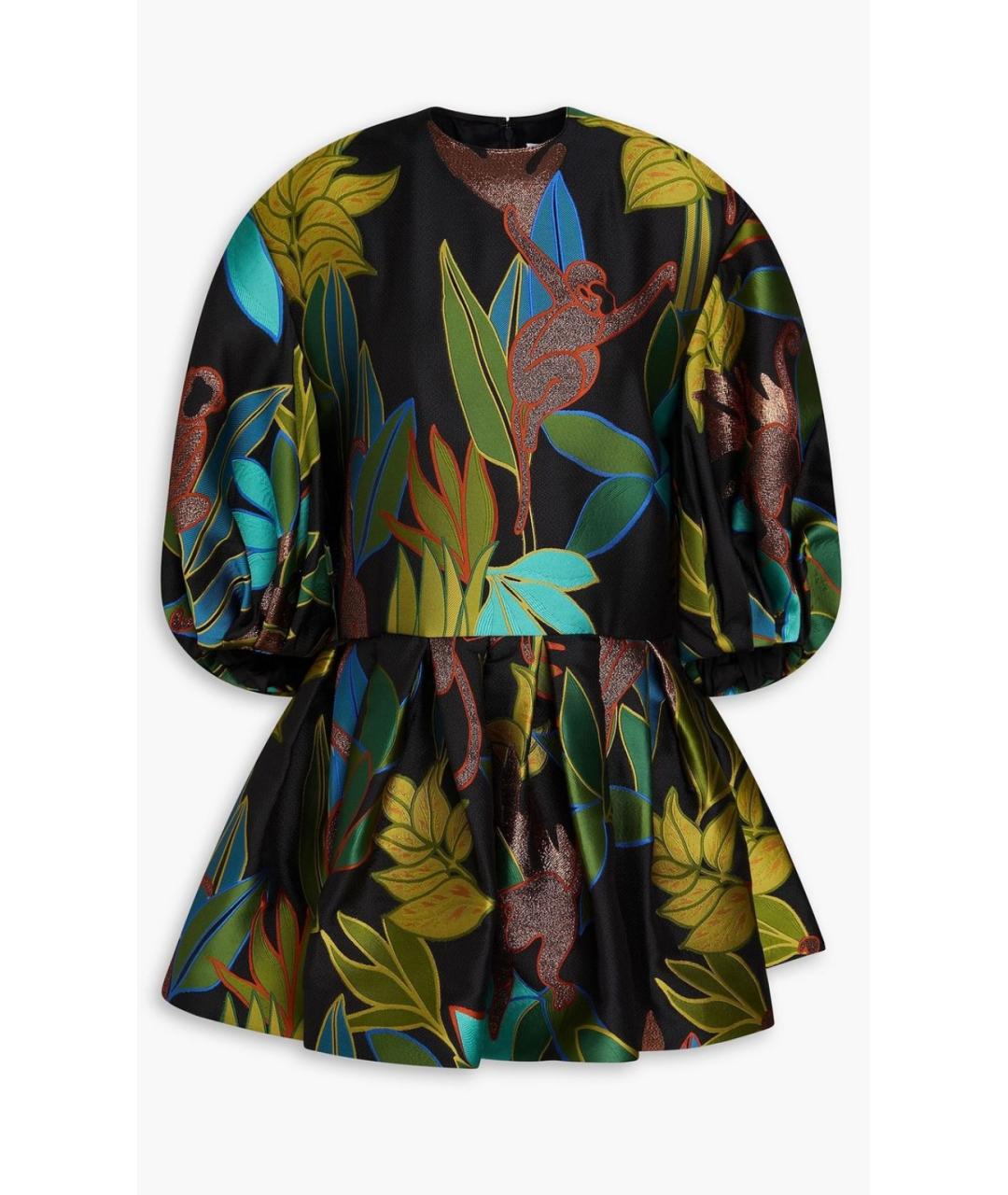 VALENTINO Черное полиэстеровое коктейльное платье, фото 4