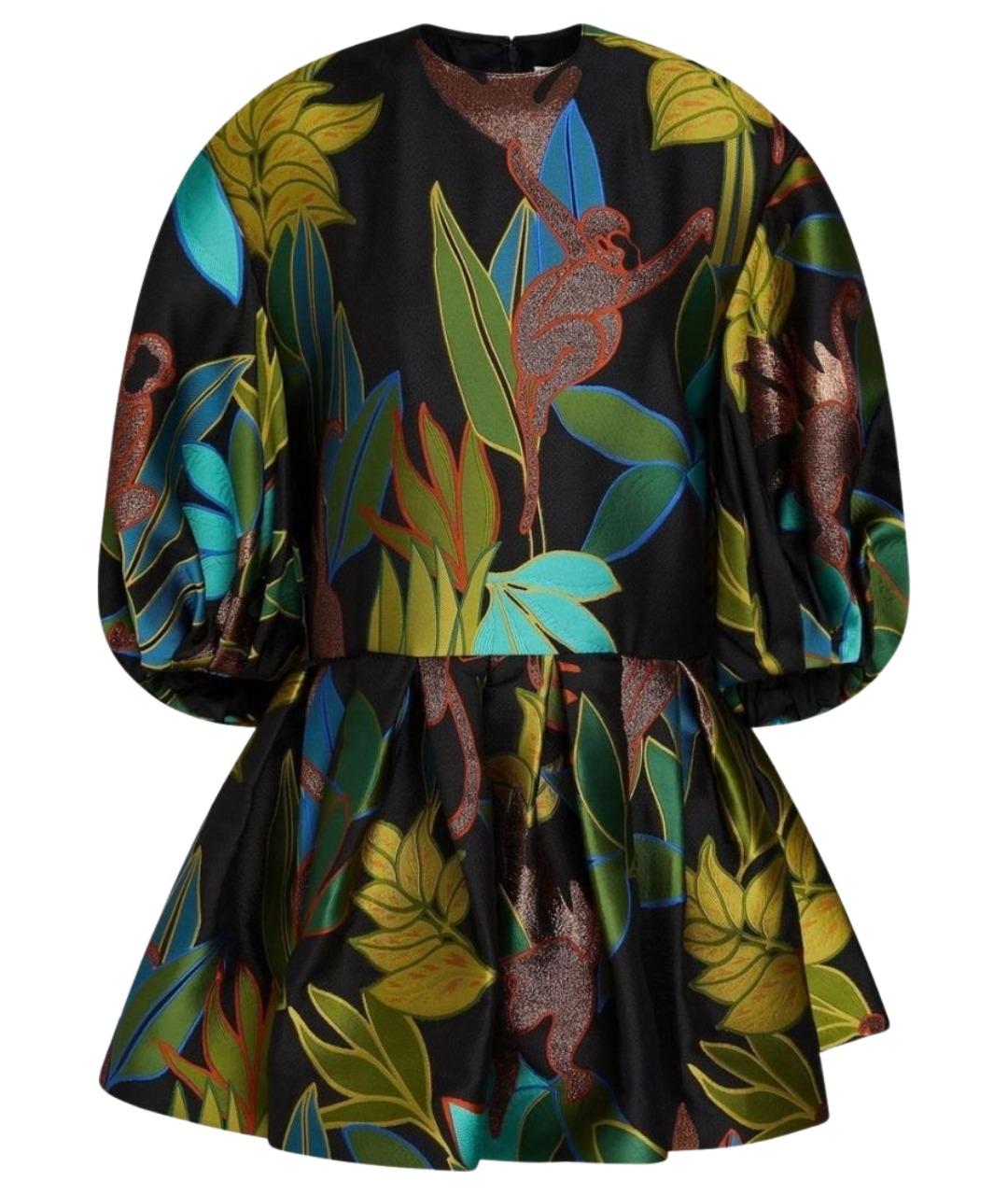 VALENTINO Черное полиэстеровое коктейльное платье, фото 1