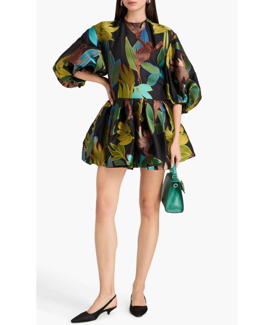 VALENTINO Черное полиэстеровое коктейльное платье, фото 2