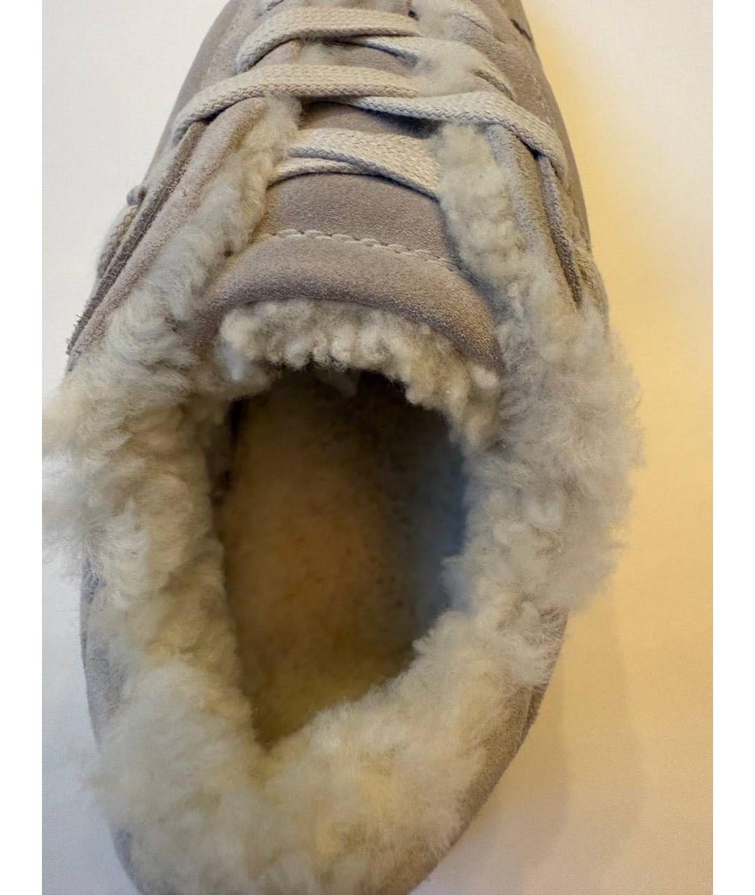 BRUNELLO CUCINELLI Бежевые замшевые кроссовки, фото 2