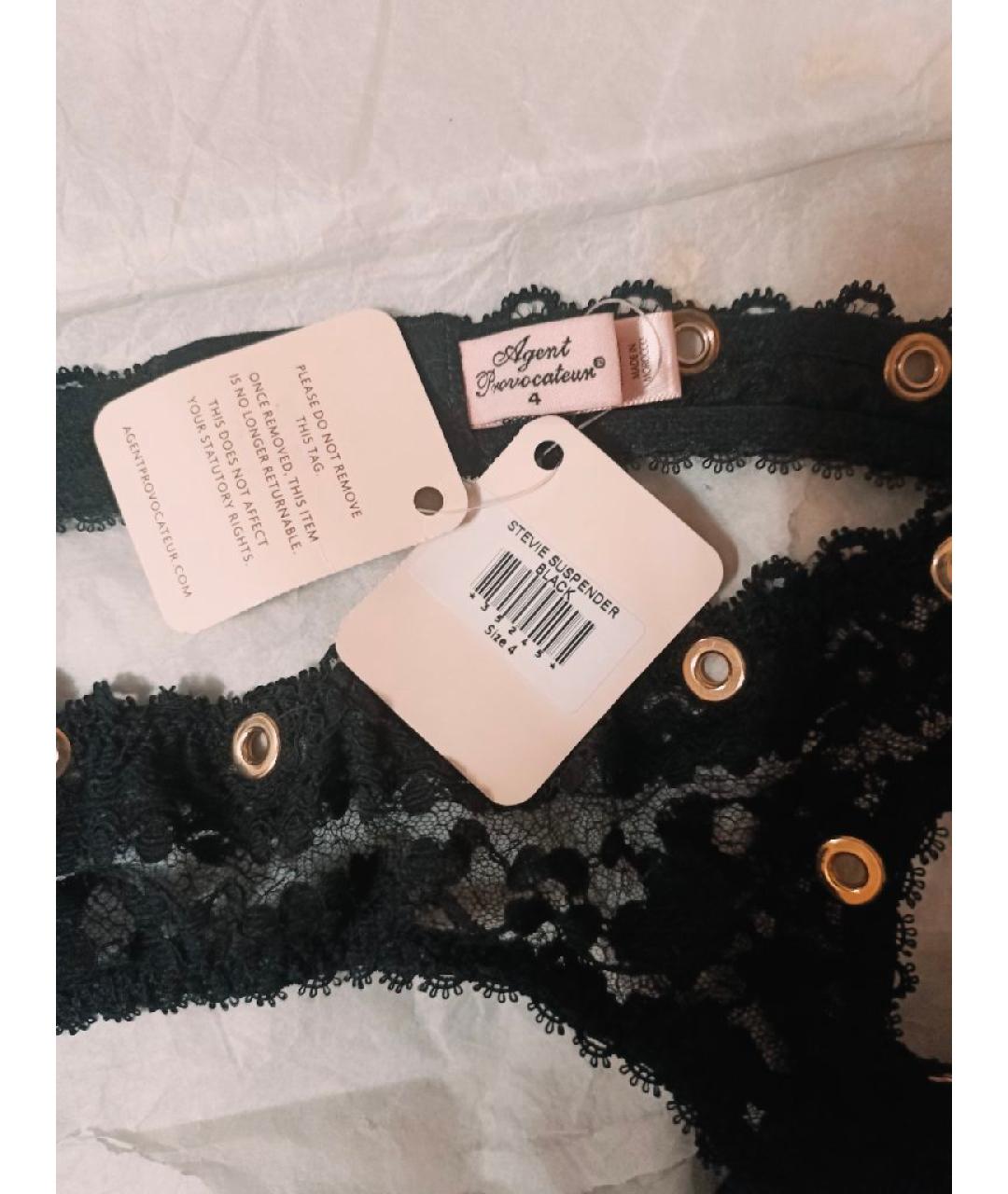 AGENT PROVOCATEUR Черный кружевной корсет, фото 3