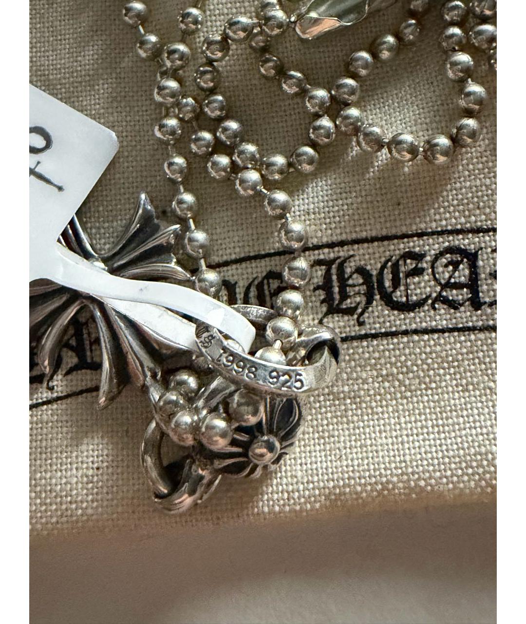 CHROME HEARTS Серебряная серебряная цепочка/подвеска, фото 2