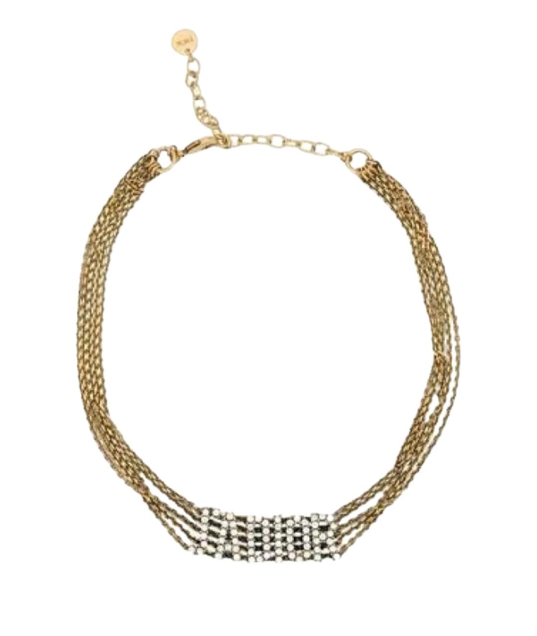 CHRISTIAN DIOR Золотой чокер, фото 6