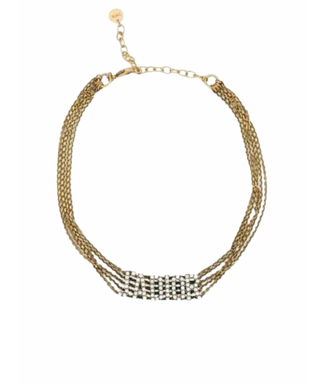 CHRISTIAN DIOR Золотой чокер, фото 1