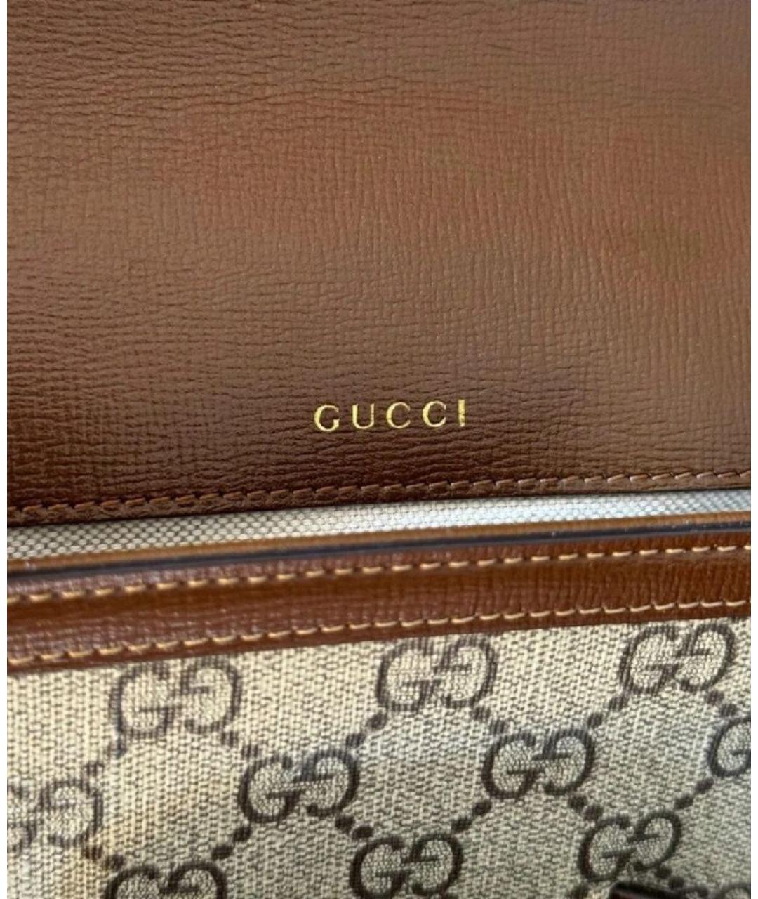 GUCCI Коричневая сумка через плечо, фото 4