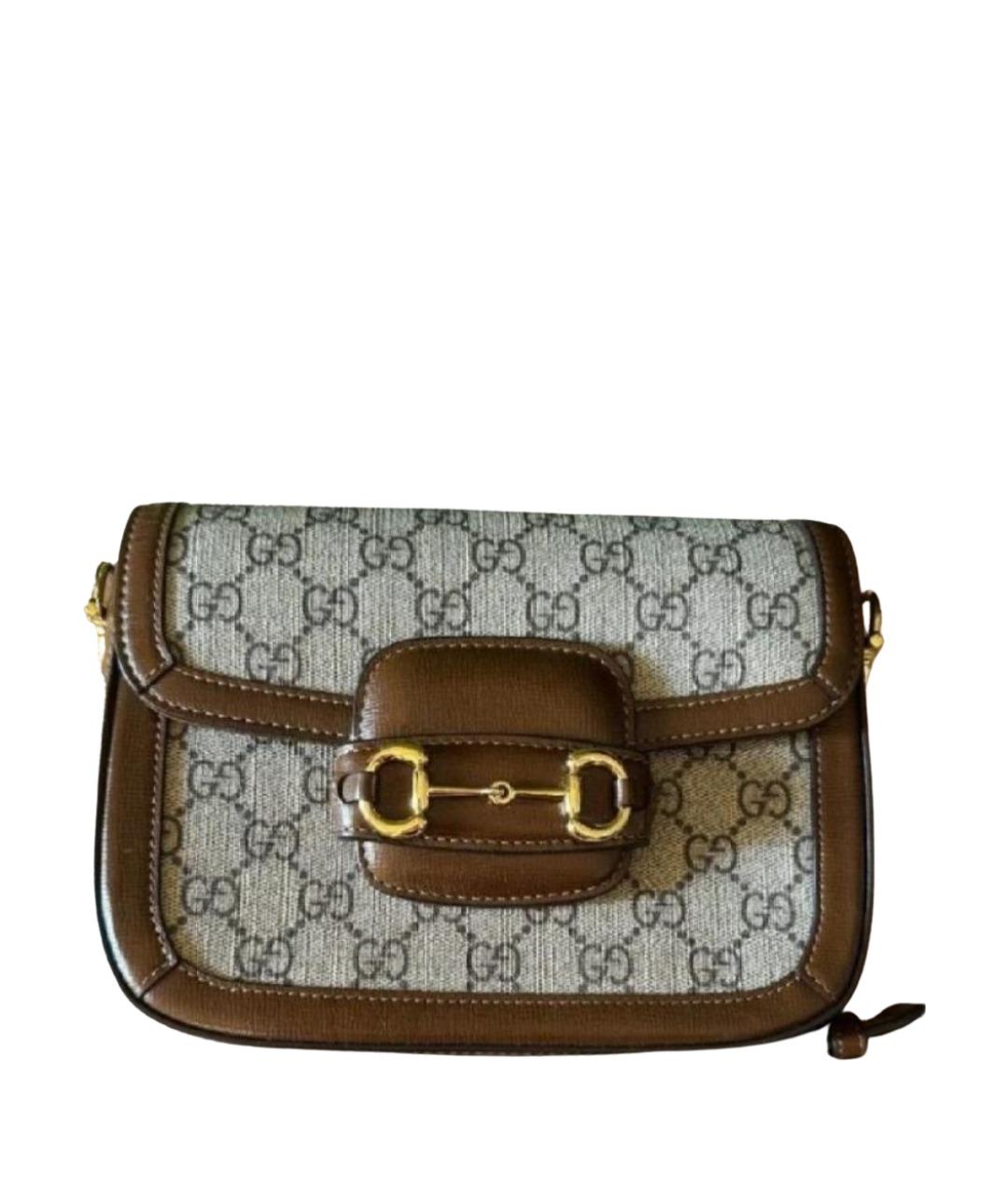 GUCCI Коричневая сумка через плечо, фото 1