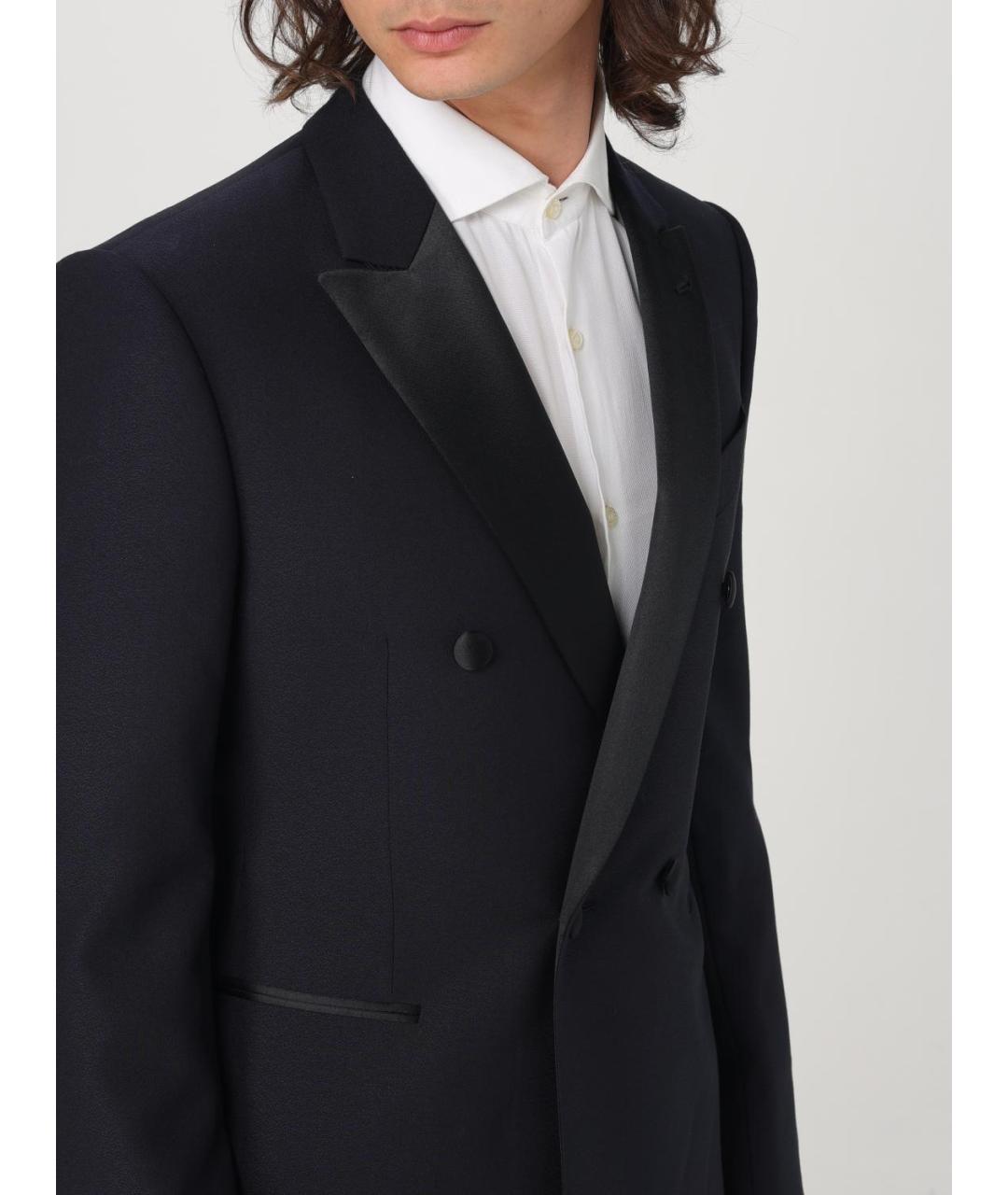 EMPORIO ARMANI Темно-синий вечерний костюм, фото 4