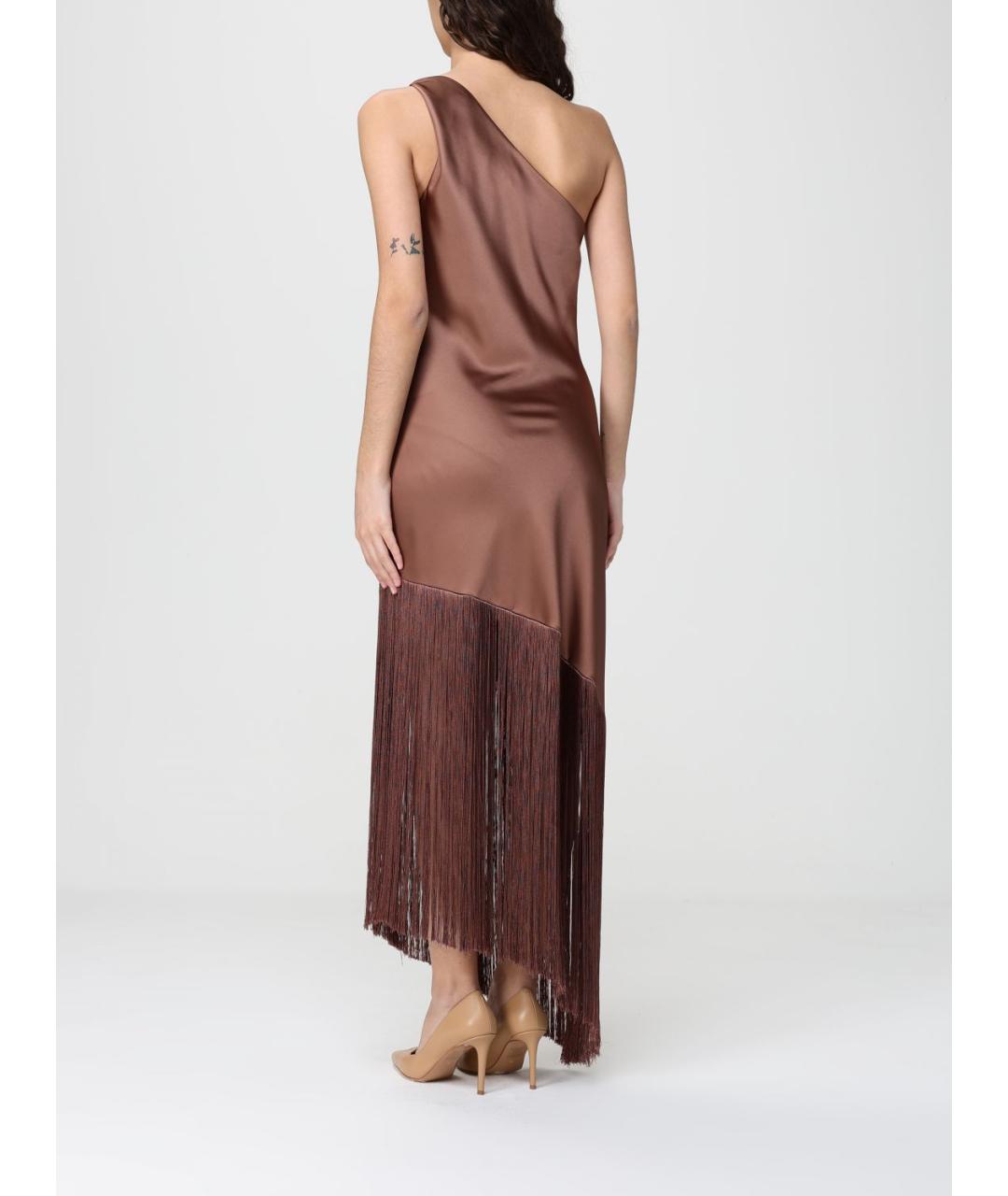 PINKO Коричневое платье, фото 3