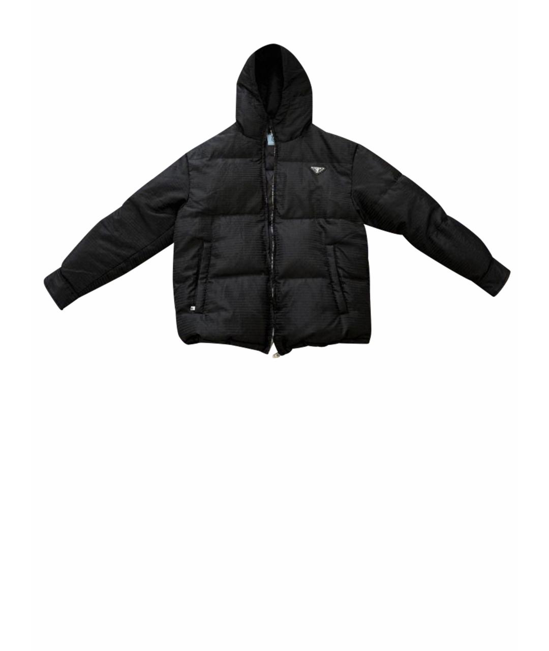 PRADA Черный пуховик, фото 1
