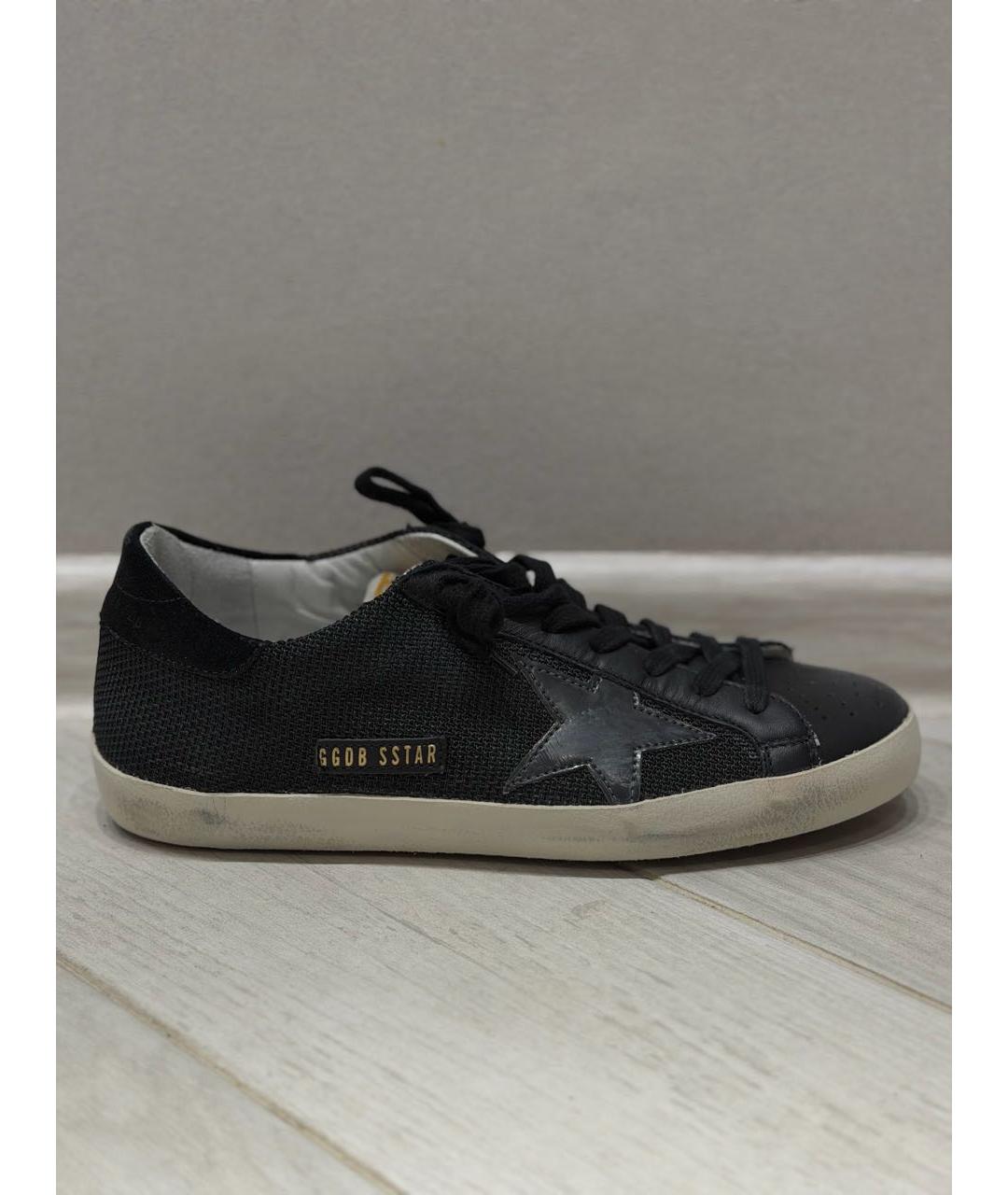 GOLDEN GOOSE DELUXE BRAND Черные кожаные кеды, фото 9