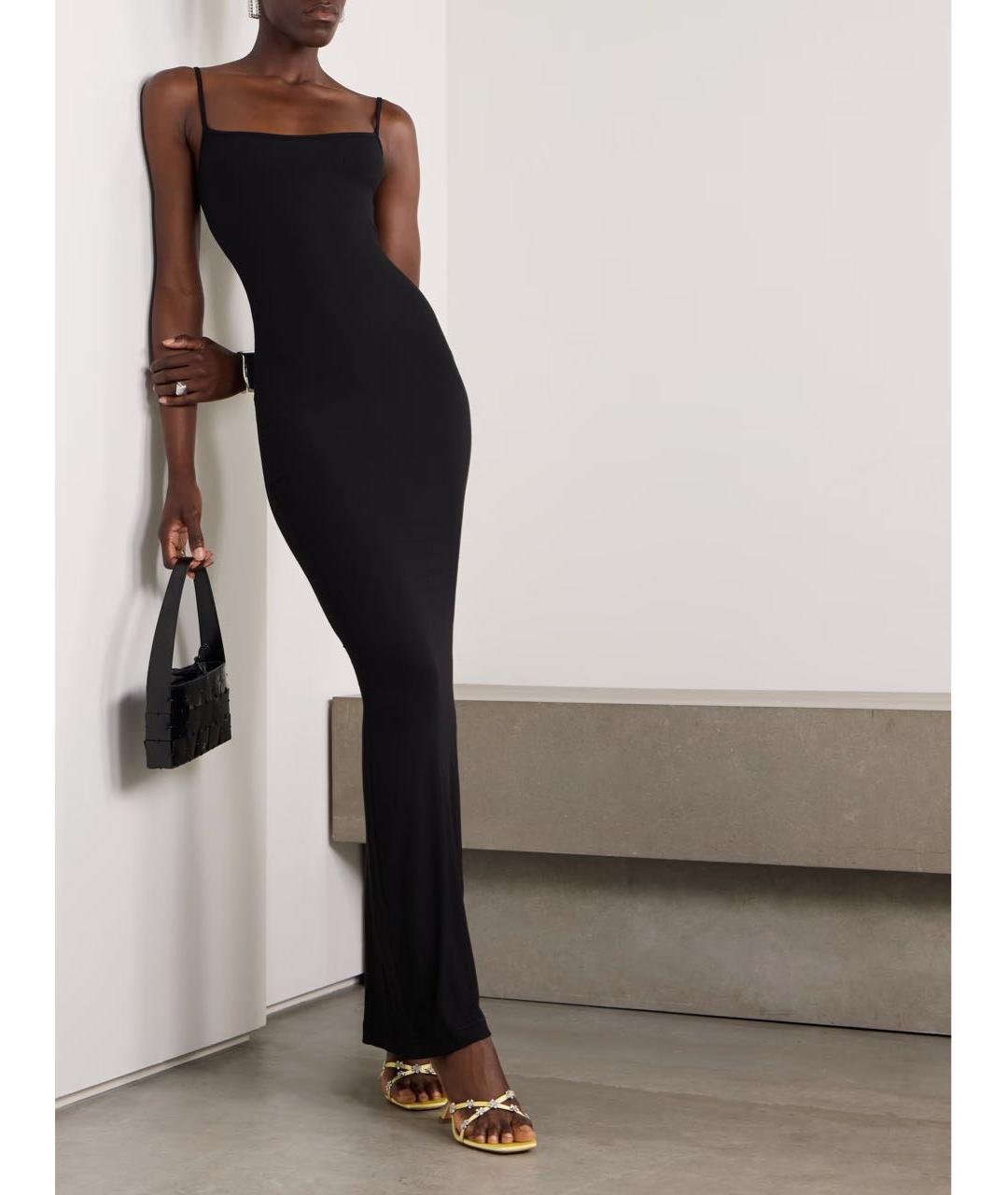 SKIMS Черное повседневное платье, фото 4