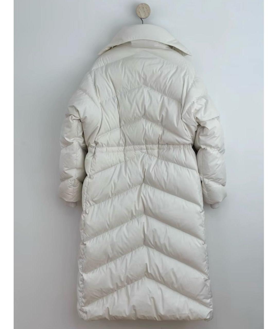 HERMES Белый пуховик, фото 3