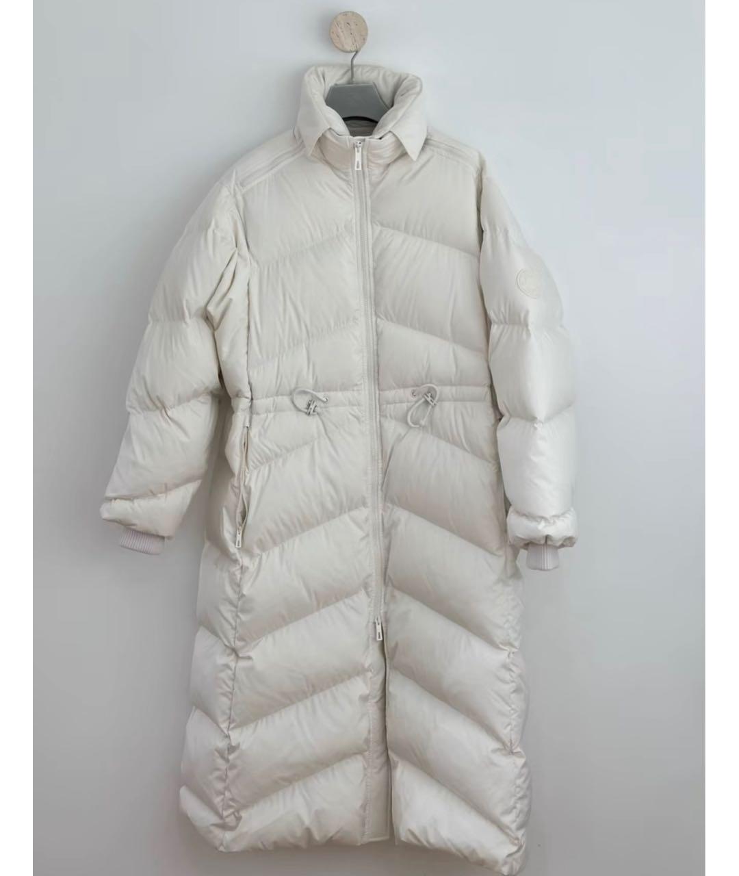 HERMES Белый пуховик, фото 2