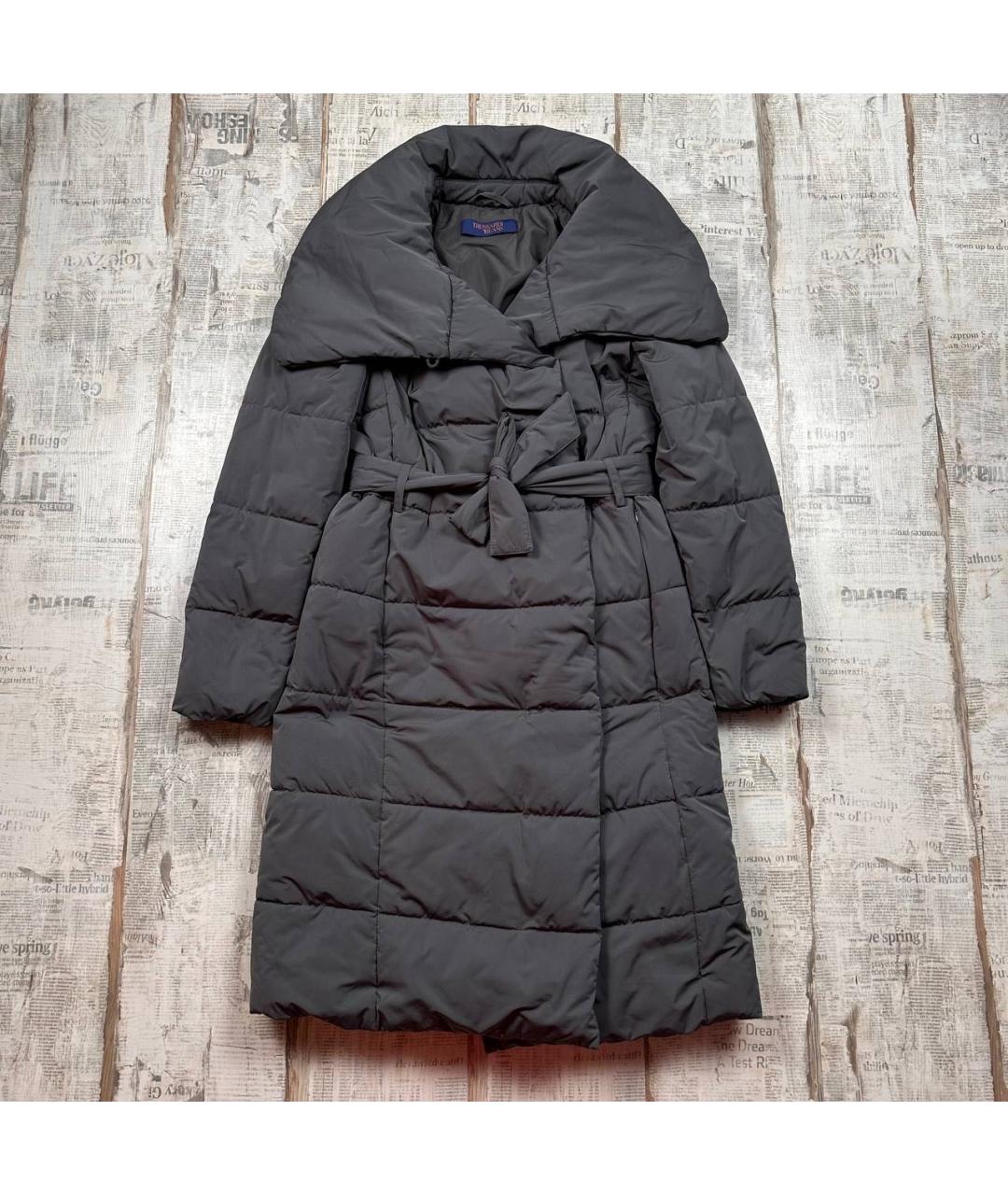 TRUSSARDI JEANS Антрацитовый пуховик, фото 9
