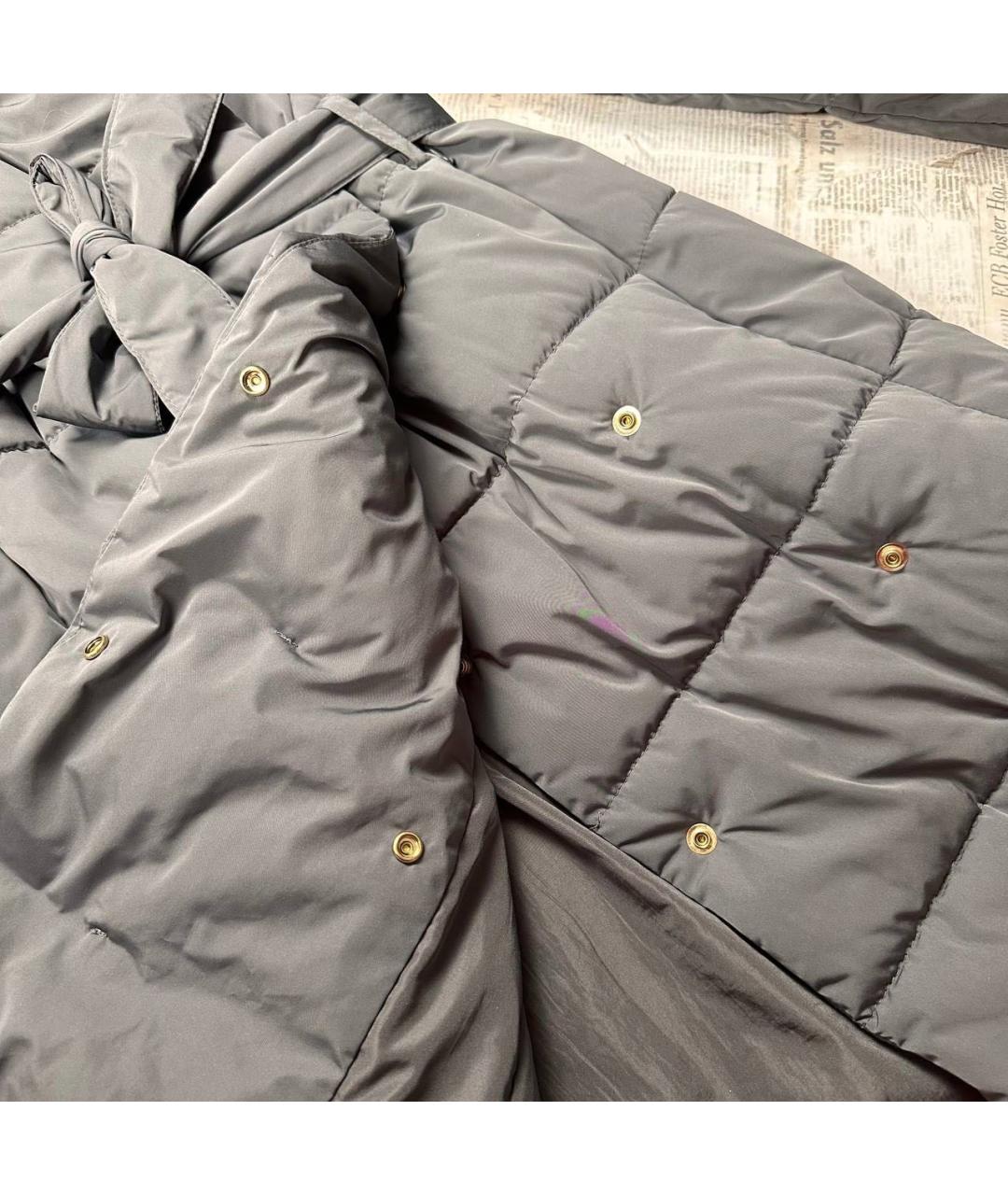 TRUSSARDI JEANS Антрацитовый пуховик, фото 4