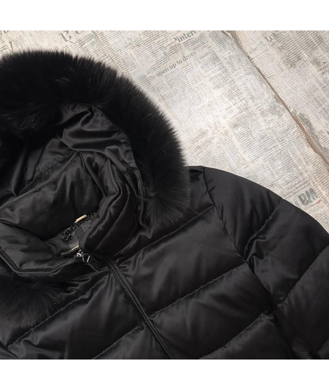 BURBERRY Черный пуховик, фото 2