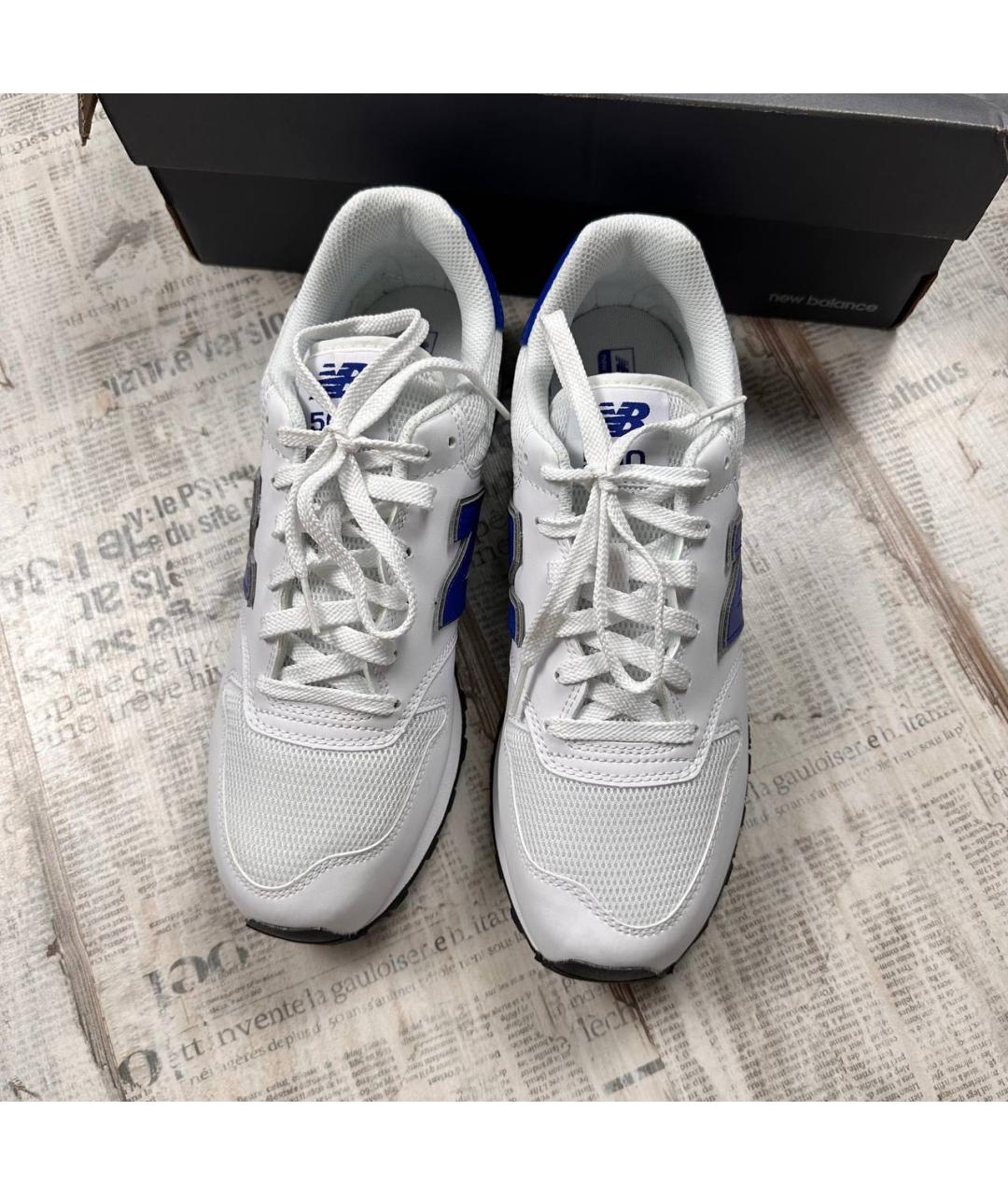 NEW BALANCE Белые низкие кроссовки / кеды, фото 3